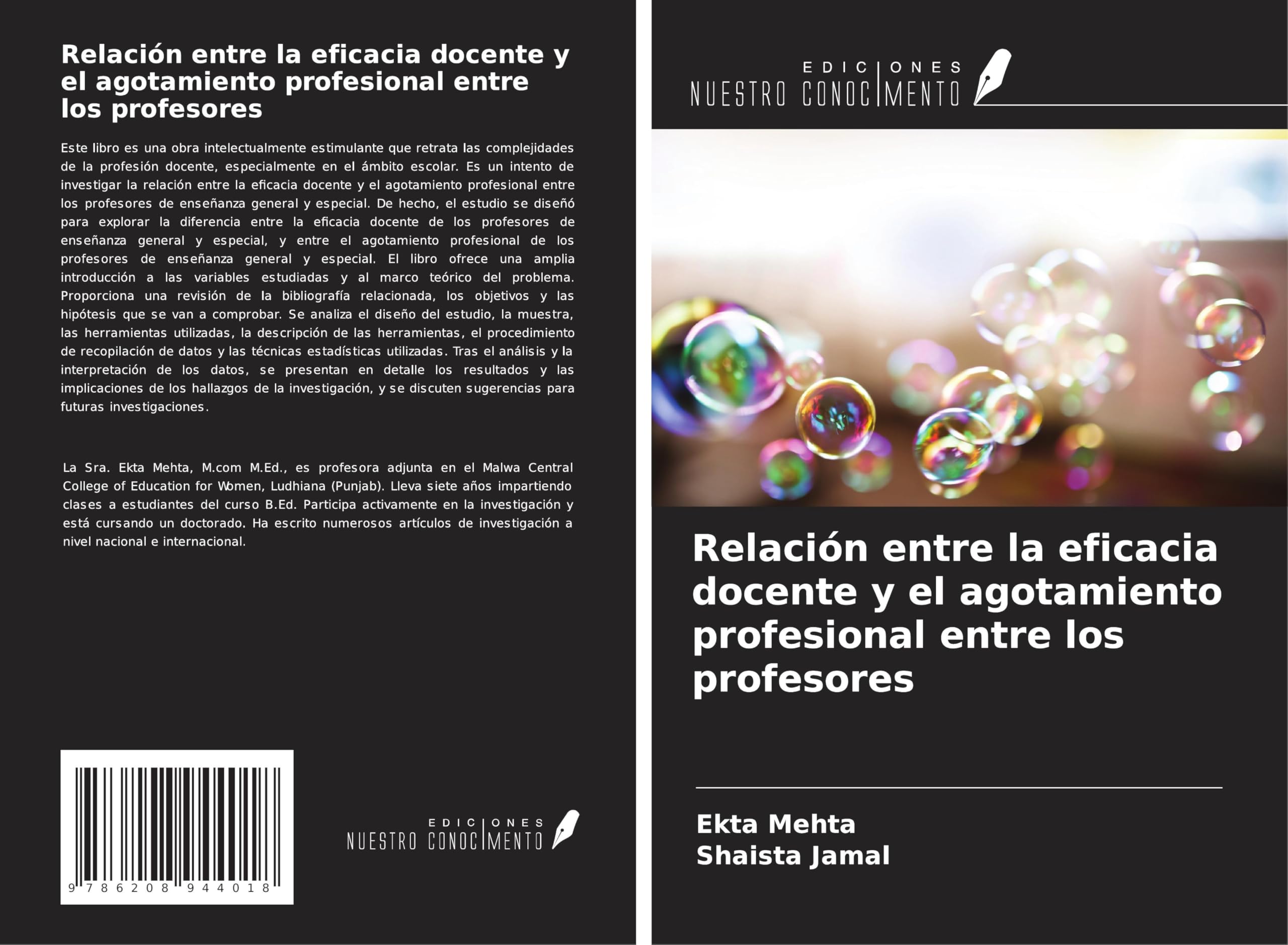 Relación entre la eficacia docente y el agotamiento profesional entre los profesores Business, Finance & Career