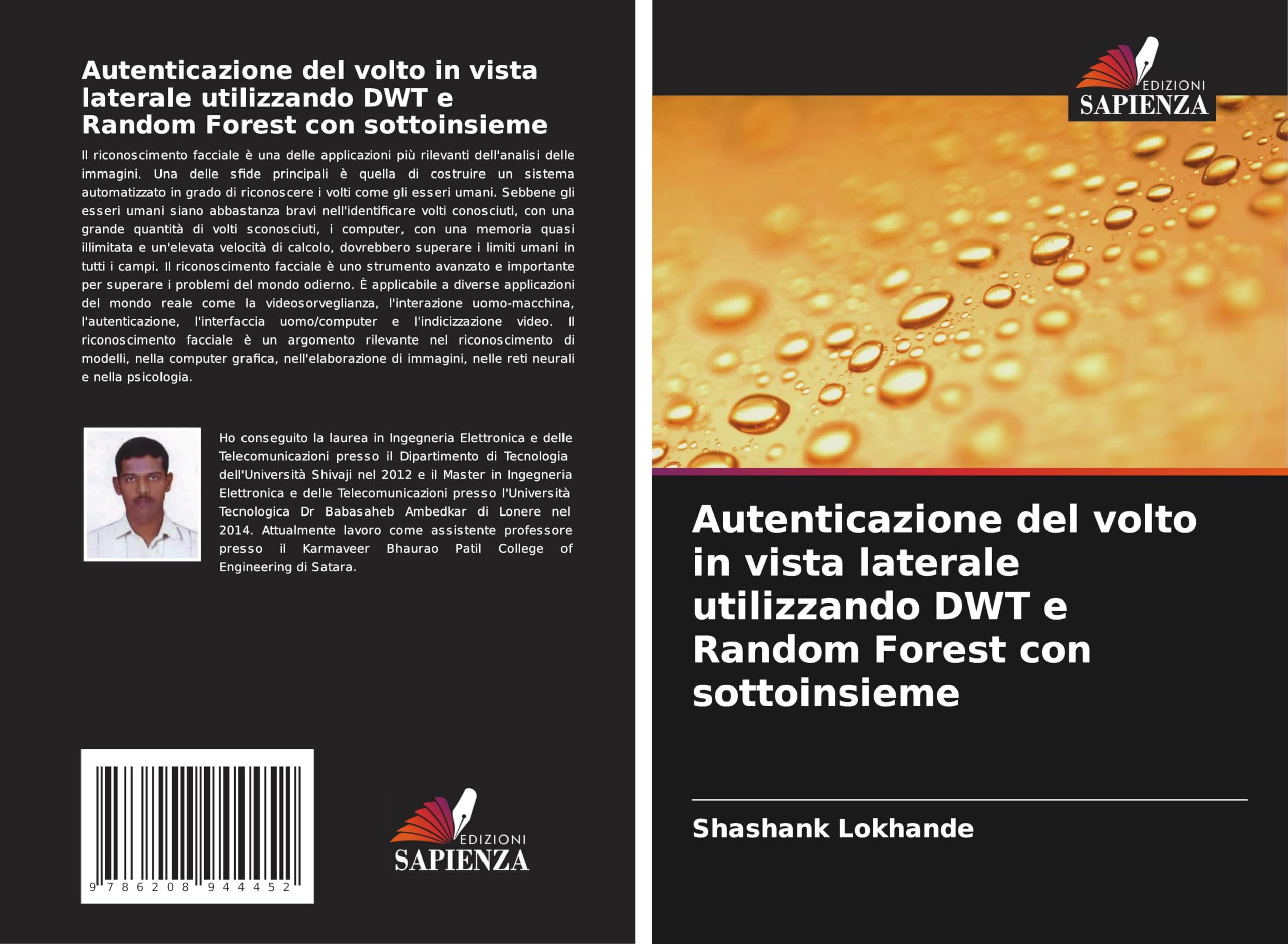 Autenticazione del volto in vista laterale utilizzando DWT e Random Forest con sottoinsieme Business & Technology