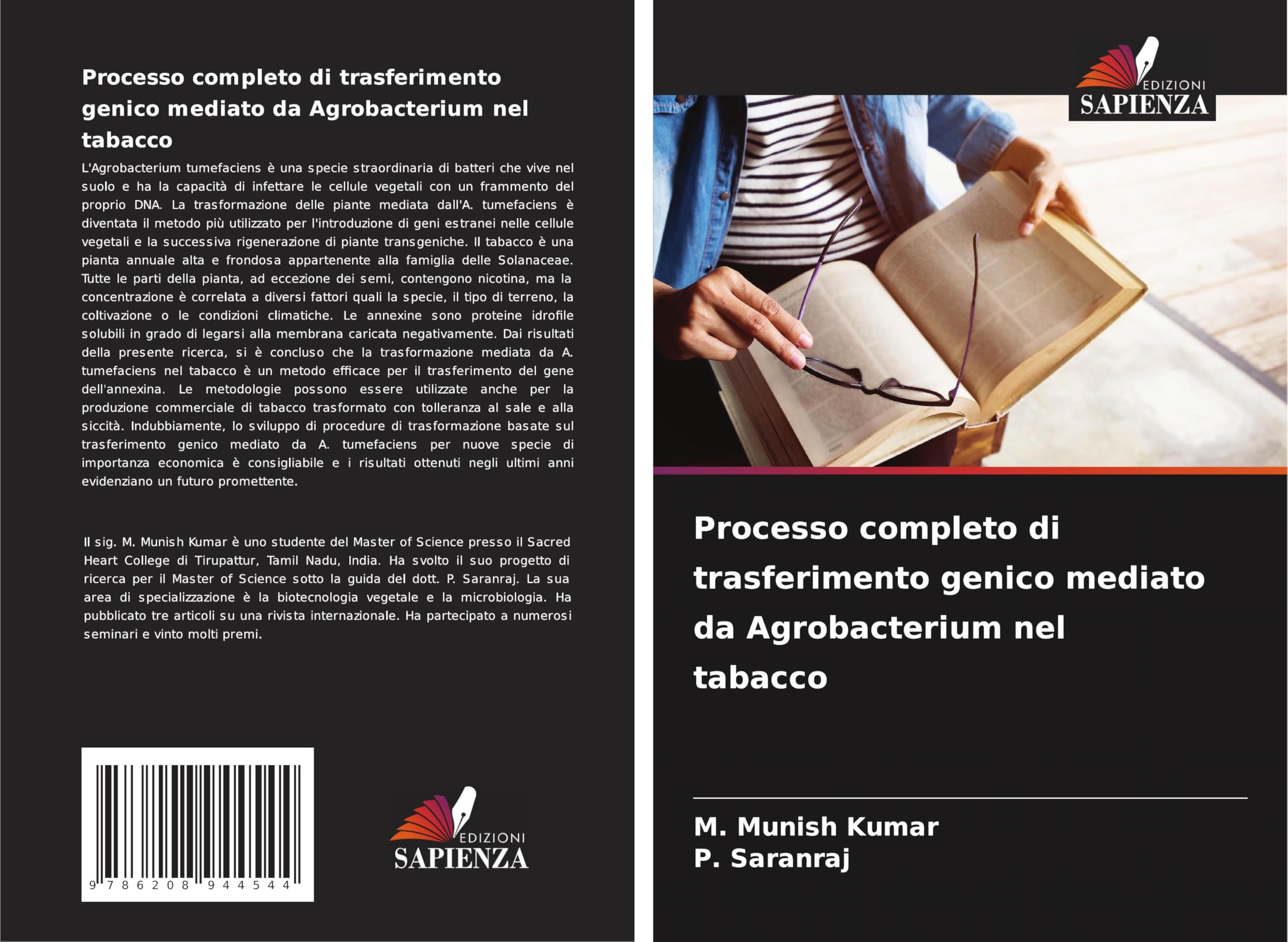 Processo completo di trasferimento genico mediato da Agrobacterium nel tabacco Natural Sciences