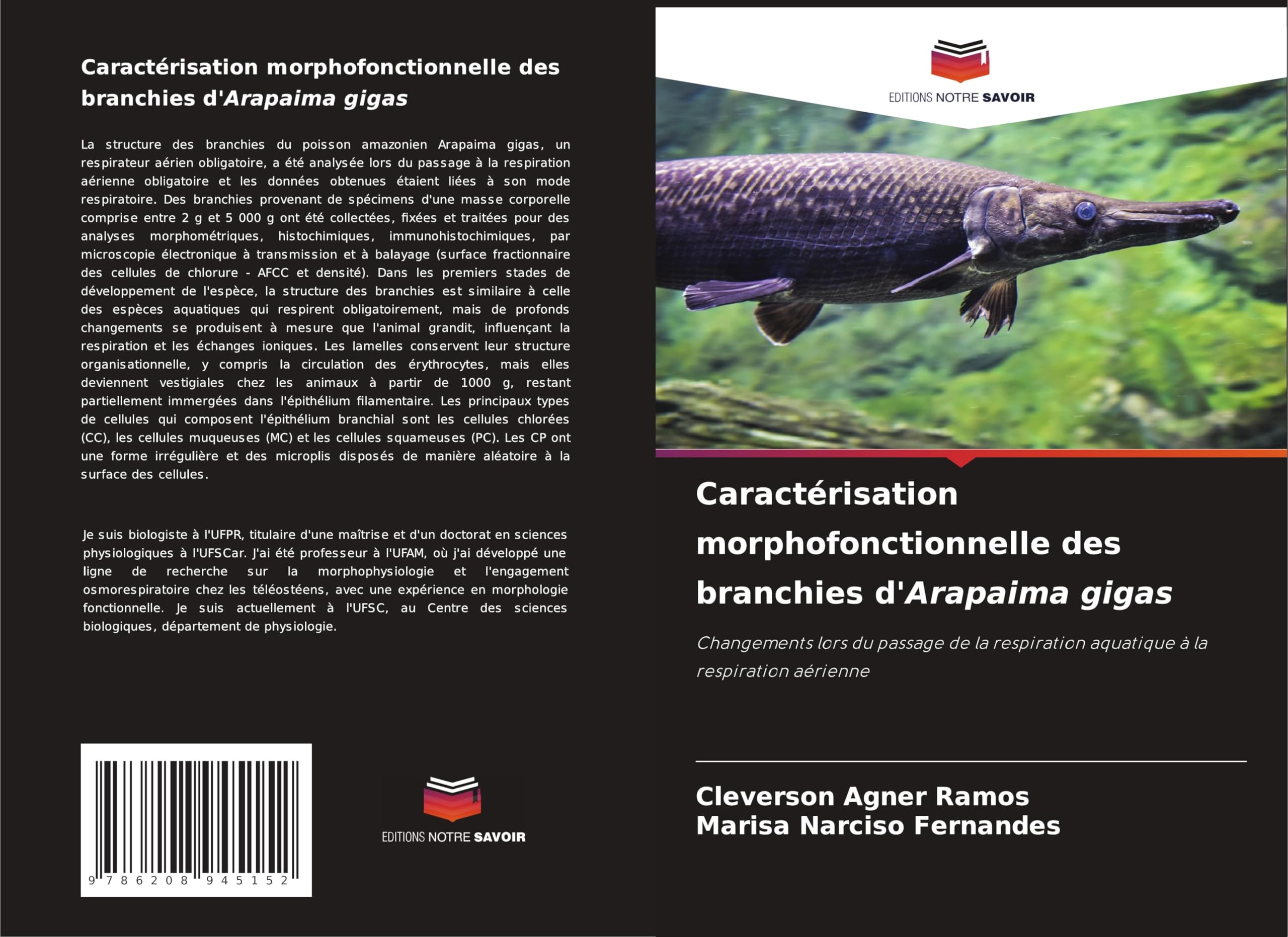 Caractérisation morphofonctionnelle des branchies d'Arapaima gigas Natural Sciences
