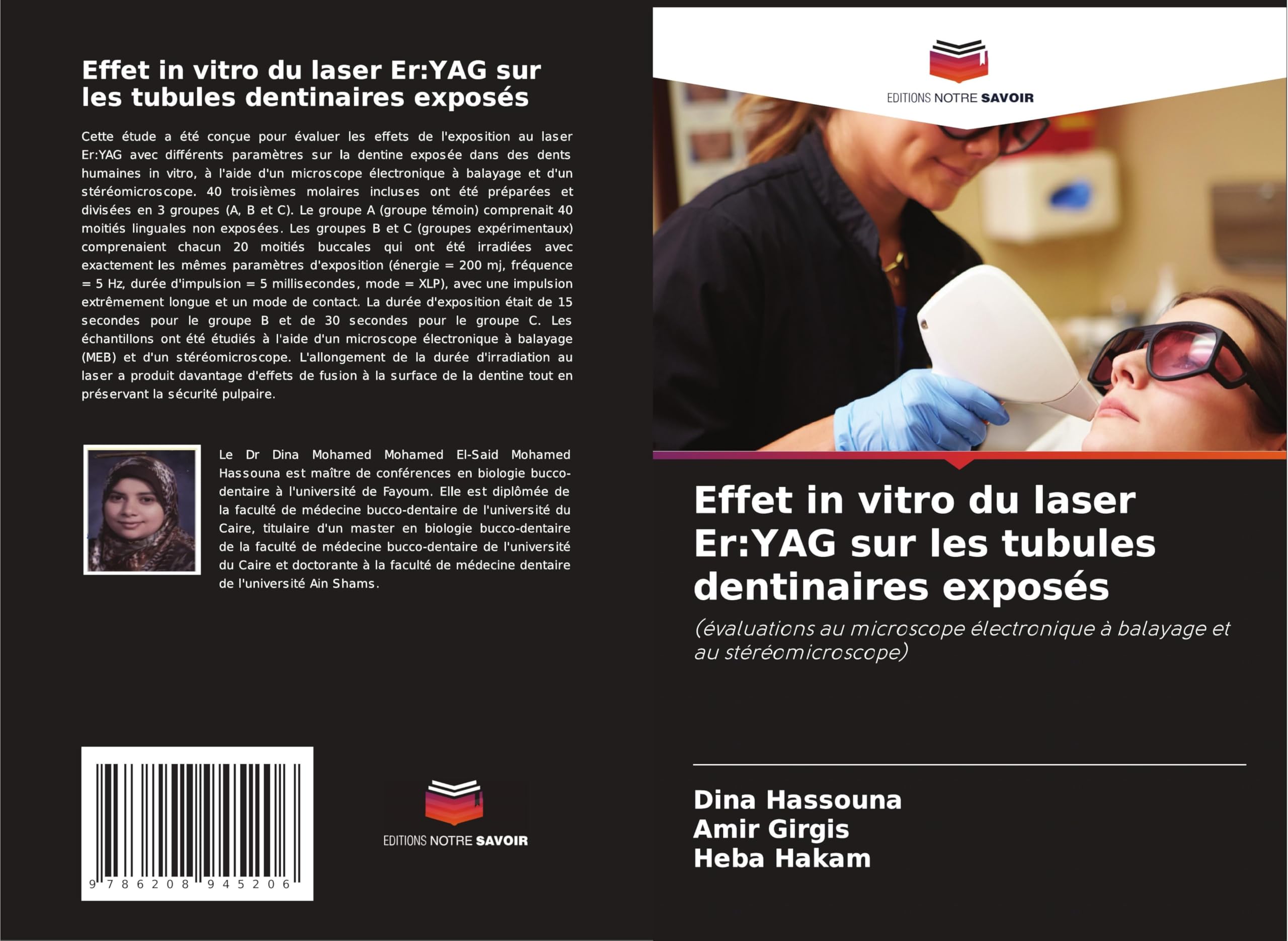 Effet in vitro du laser Er:YAG sur les tubules dentinaires exposés Medicine