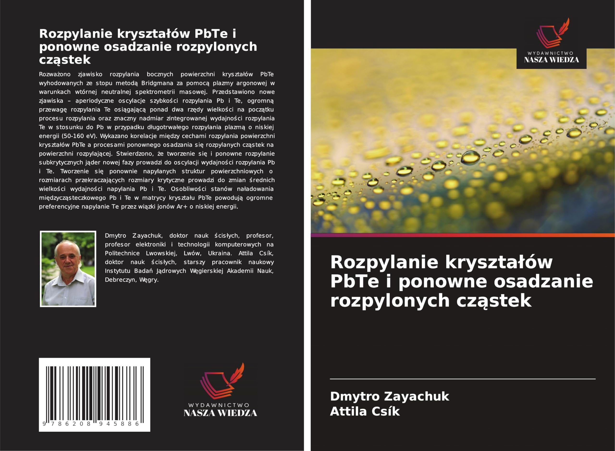 Rozpylanie kryszta¿ów PbTe i ponowne osadzanie rozpylonych cz¿stek Natural Sciences
