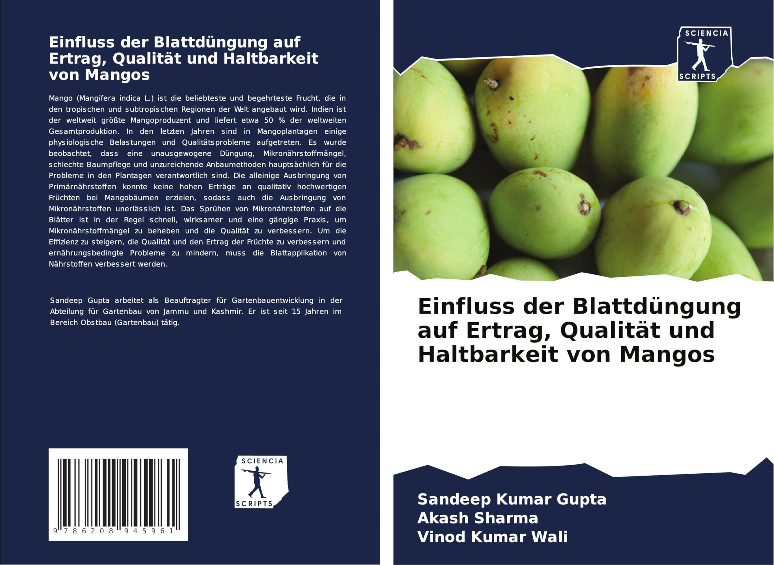 Einfluss der Blattdüngung auf Ertrag, Qualität und Haltbarkeit von Mangos Natural Sciences