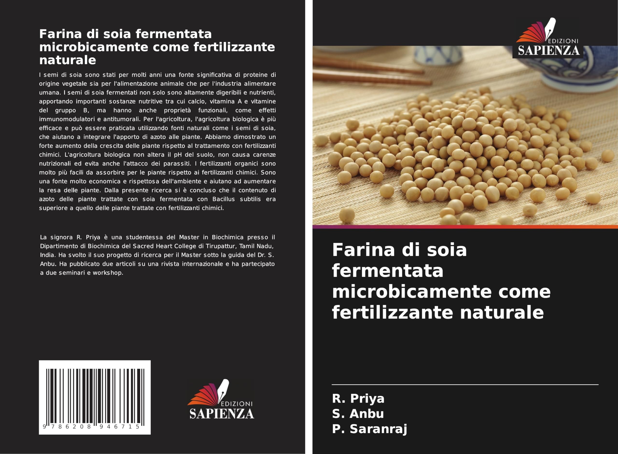 Farina di soia fermentata microbicamente come fertilizzante naturale Natural Sciences