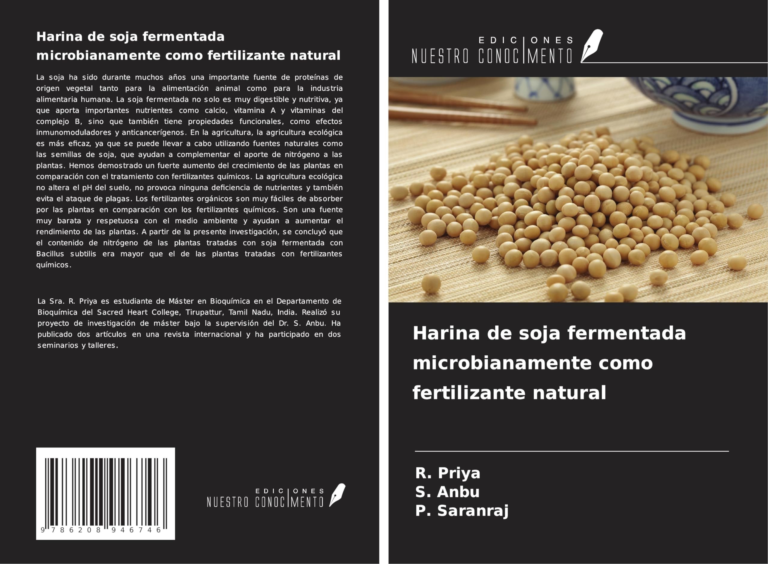 Harina de soja fermentada microbianamente como fertilizante natural Natural Sciences