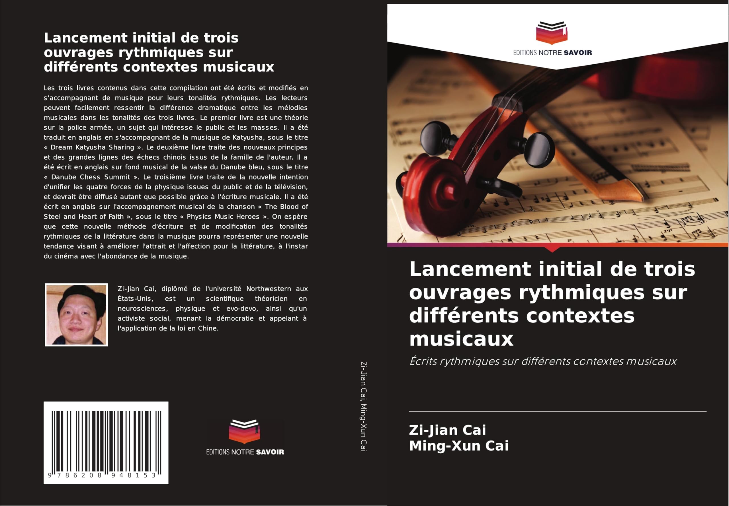Lancement initial de trois ouvrages rythmiques sur différents contextes musicaux Books