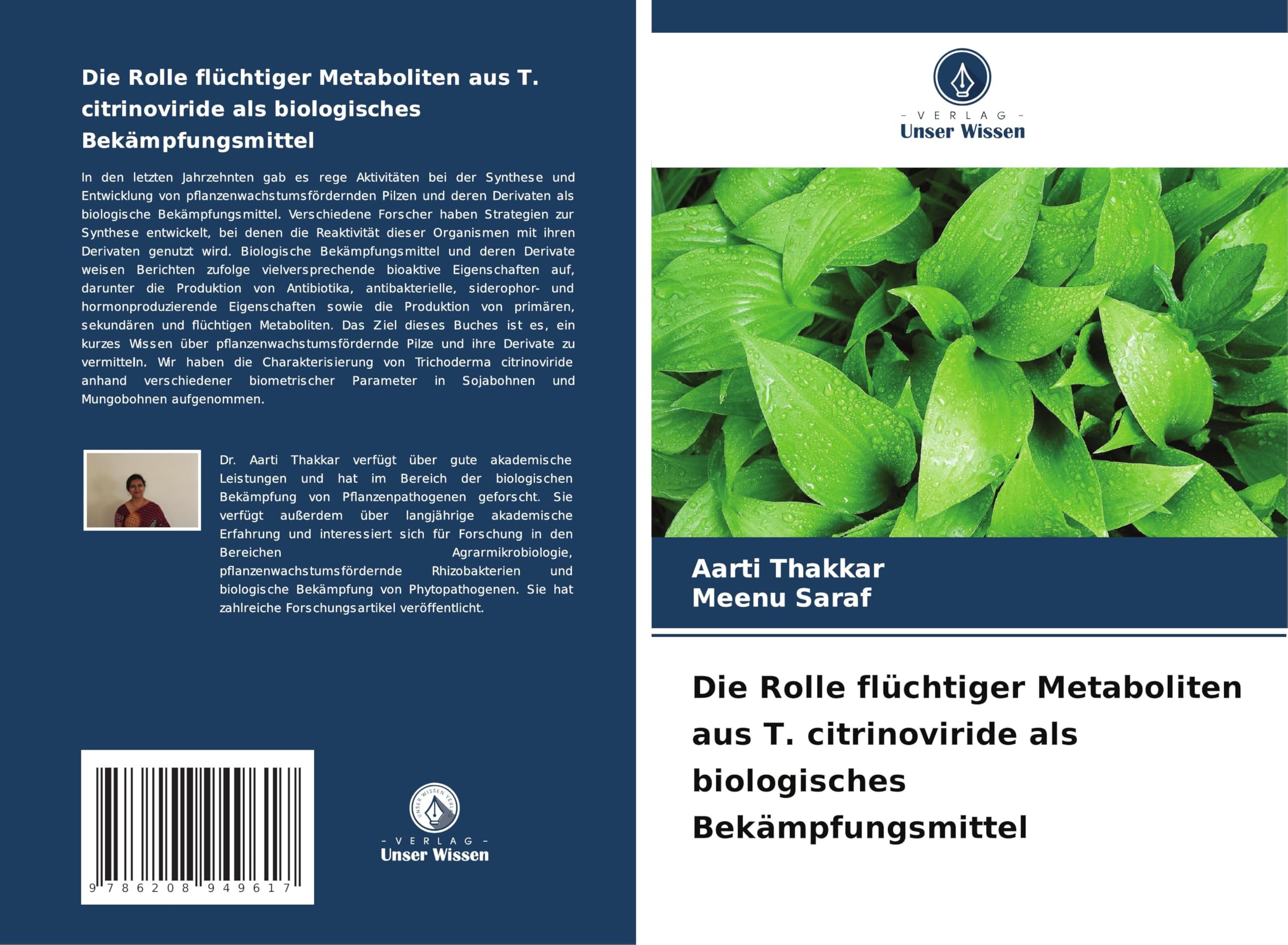 Die Rolle flüchtiger Metaboliten aus T. citrinoviride als biologisches Bekämpfungsmittel Natural Sciences