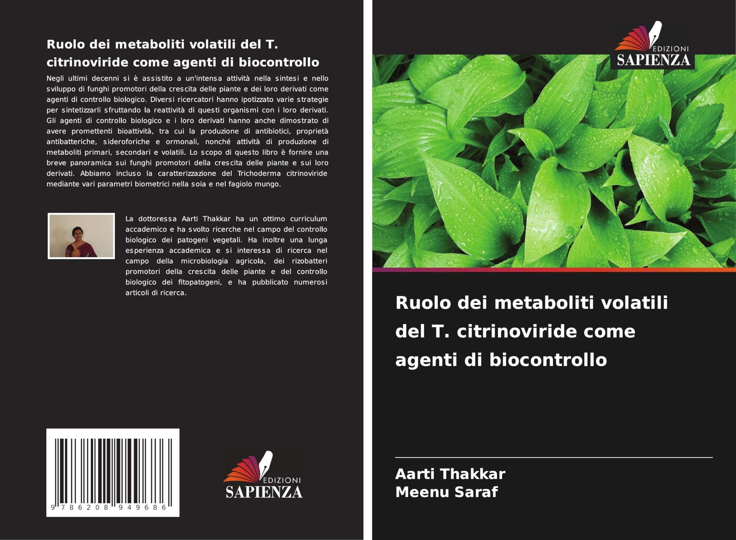 Ruolo dei metaboliti volatili del T. citrinoviride come agenti di biocontrollo Natural Sciences