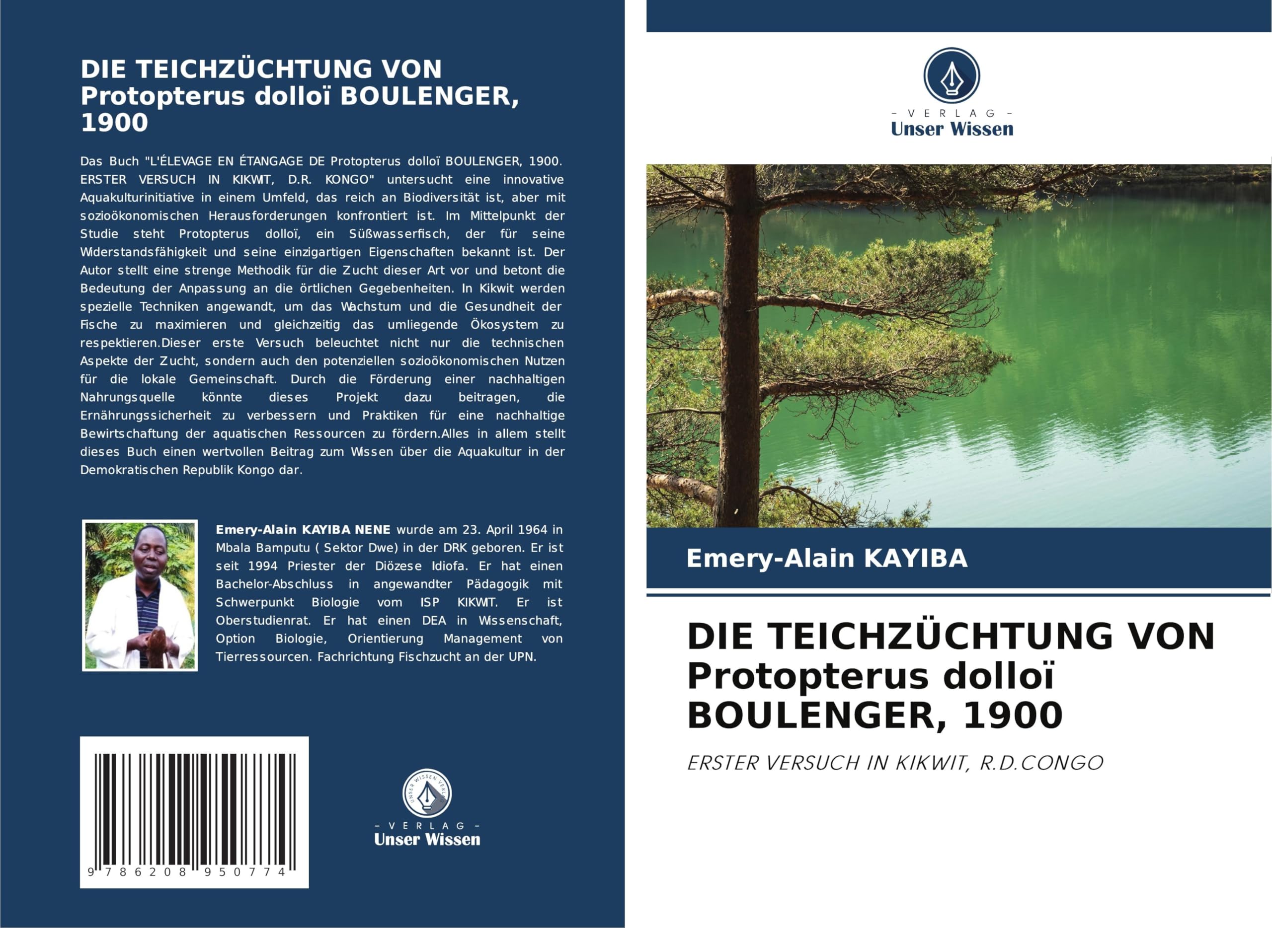 DIE TEICHZÜCHTUNG VON Protopterus dolloï BOULENGER, 1900 Natural Sciences