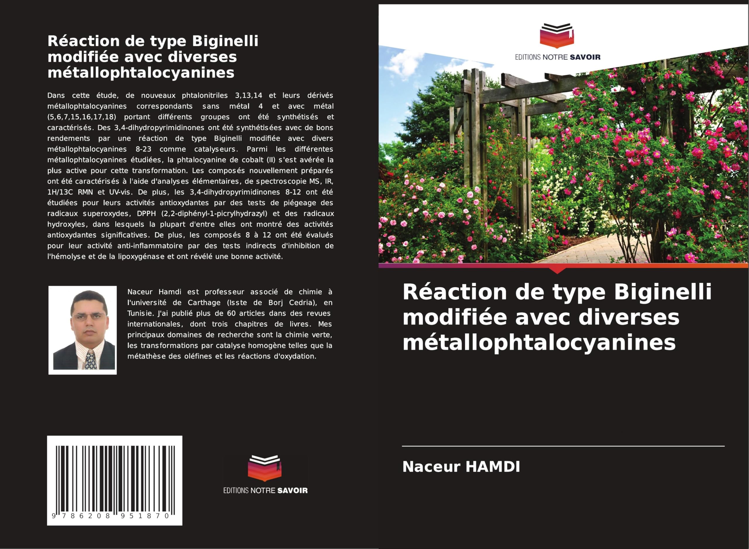 Réaction de type Biginelli modifiée avec diverses métallophtalocyanines Natural Sciences