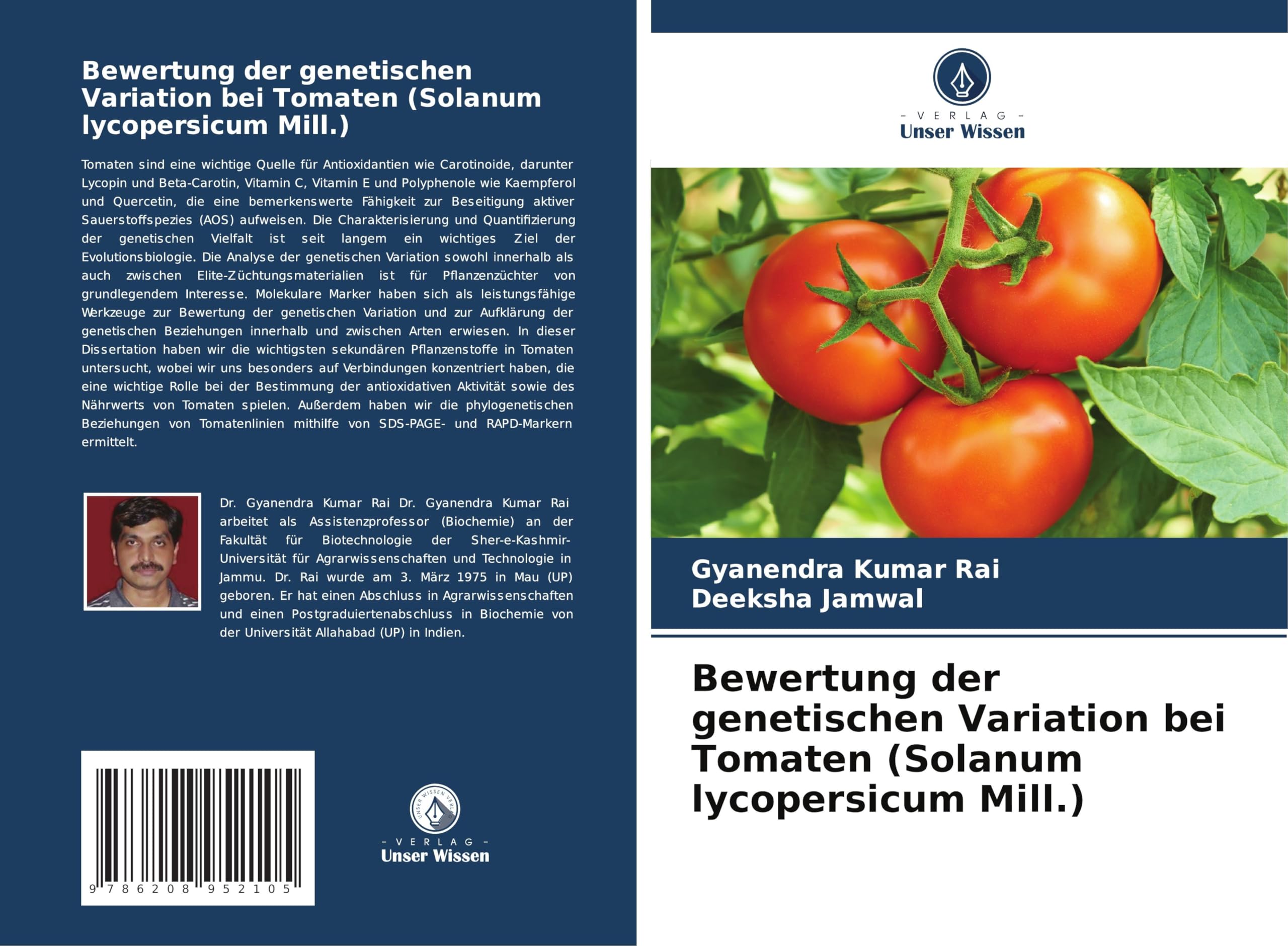 Bewertung der genetischen Variation bei Tomaten (Solanum lycopersicum Mill.) Natural Sciences