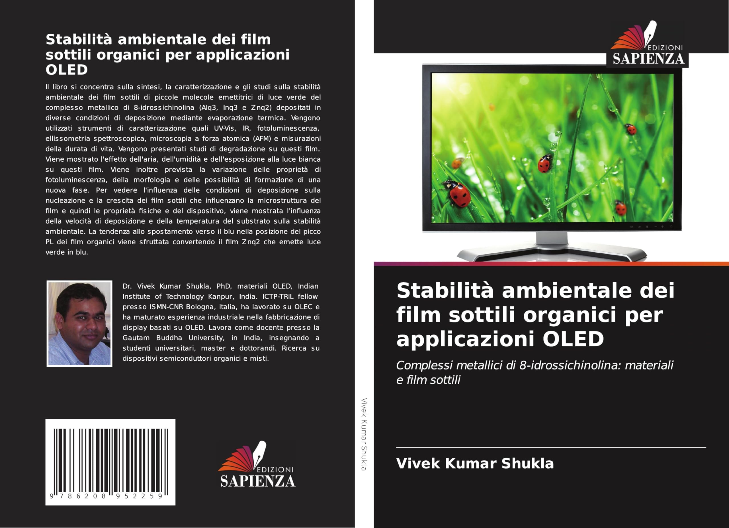 Stabilità ambientale dei film sottili organici per applicazioni OLED Natural Sciences