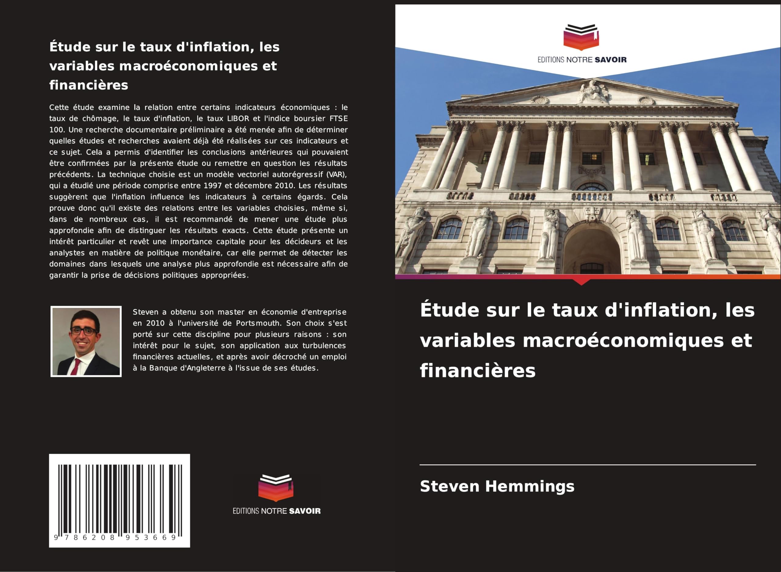 Étude sur le taux d'inflation, les variables macroéconomiques et financières Law