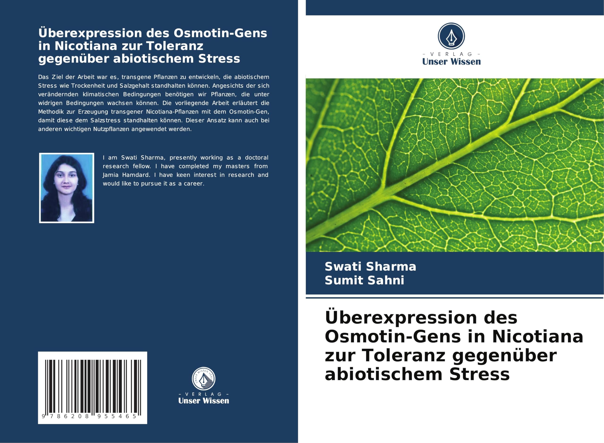 Überexpression des Osmotin-Gens in Nicotiana zur Toleranz gegenüber abiotischem Stress Natural Sciences
