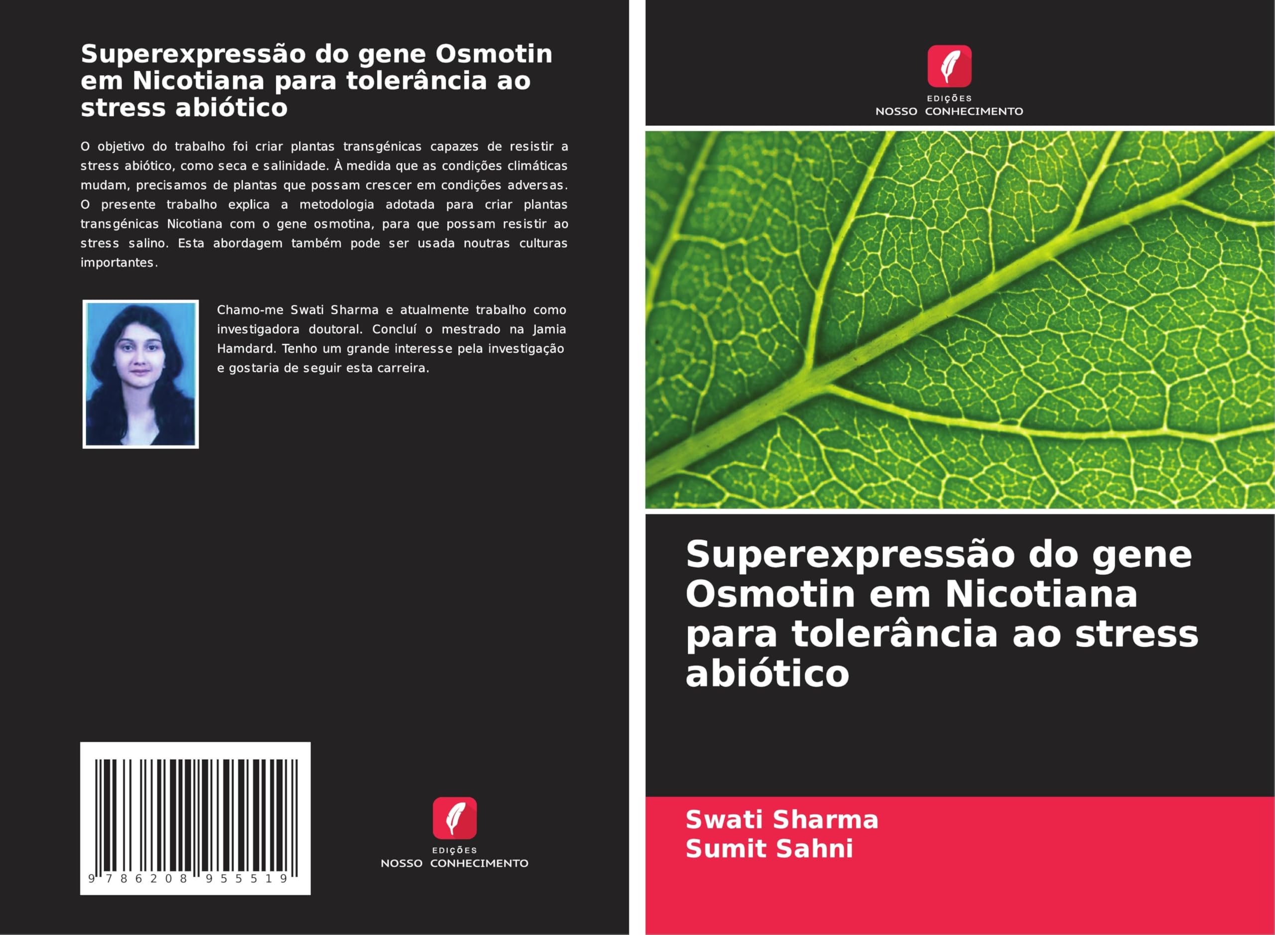 Superexpressão do gene Osmotin em Nicotiana para tolerância ao stress abiótico Natural Sciences
