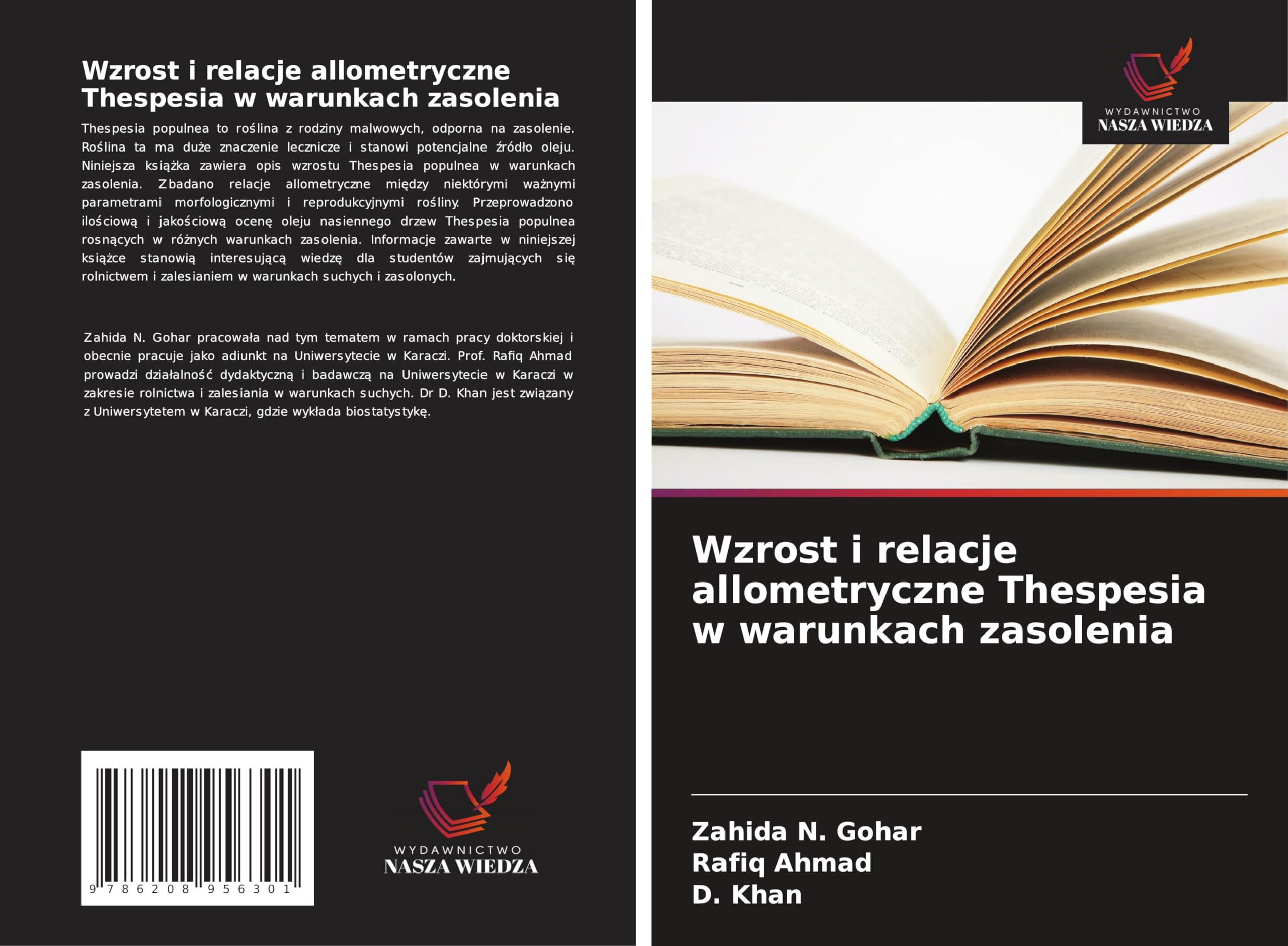 Wzrost i relacje allometryczne Thespesia w warunkach zasolenia Natural Sciences