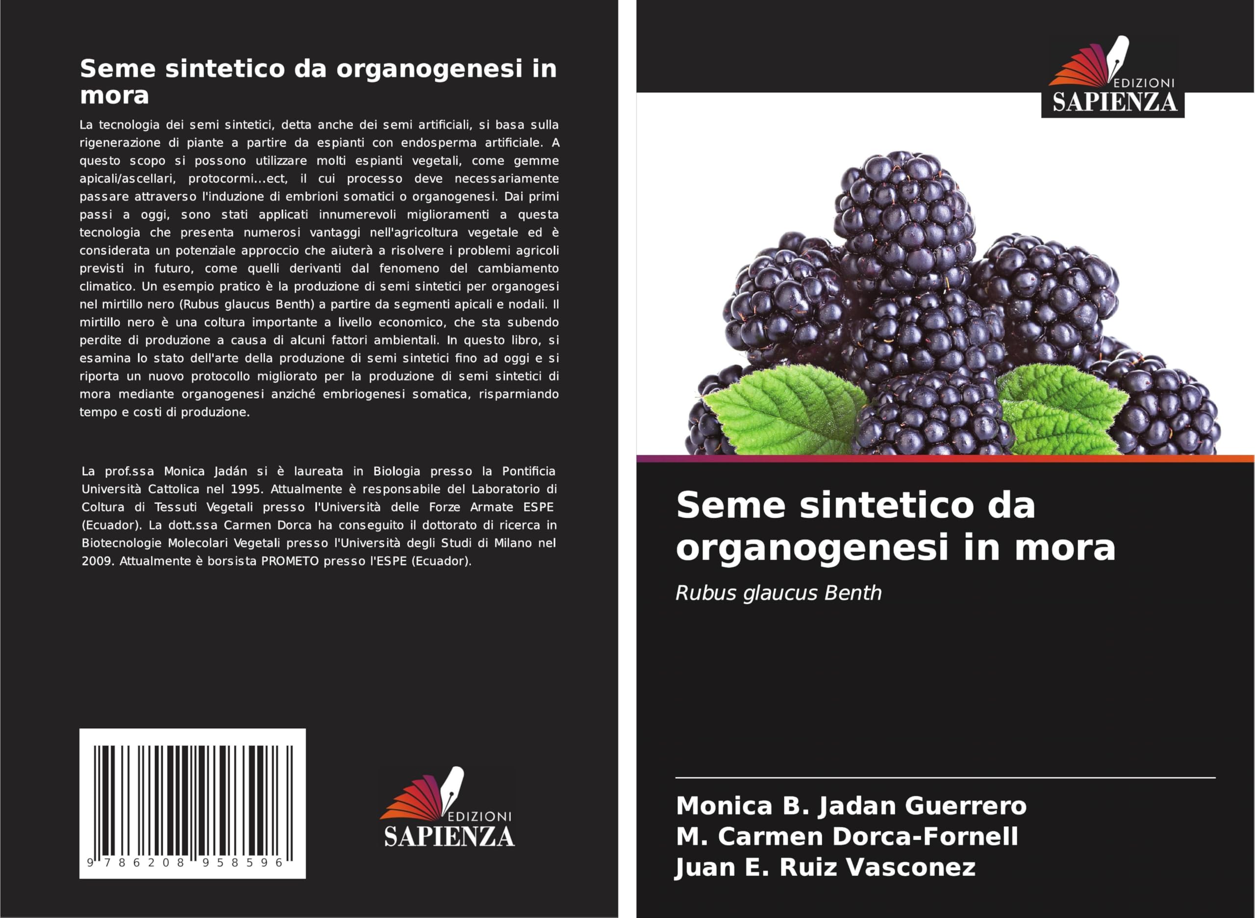 Seme sintetico da organogenesi in mora Natural Sciences