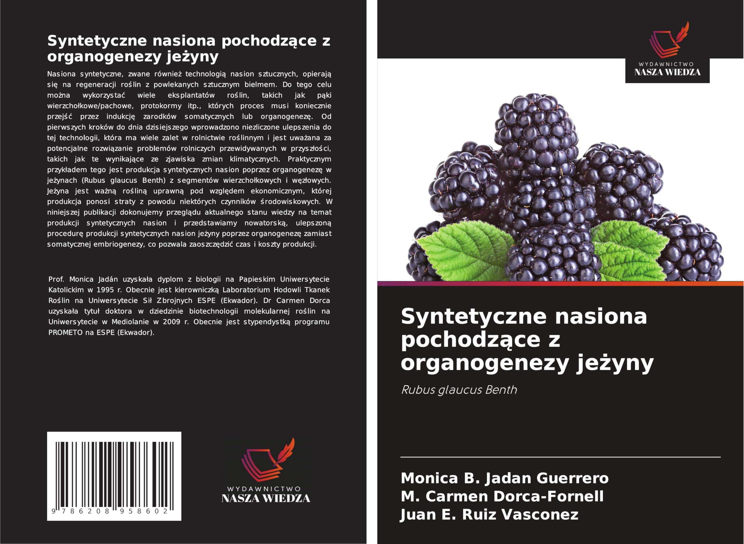 Syntetyczne nasiona pochodz¿ce z organogenezy je¿yny Natural Sciences