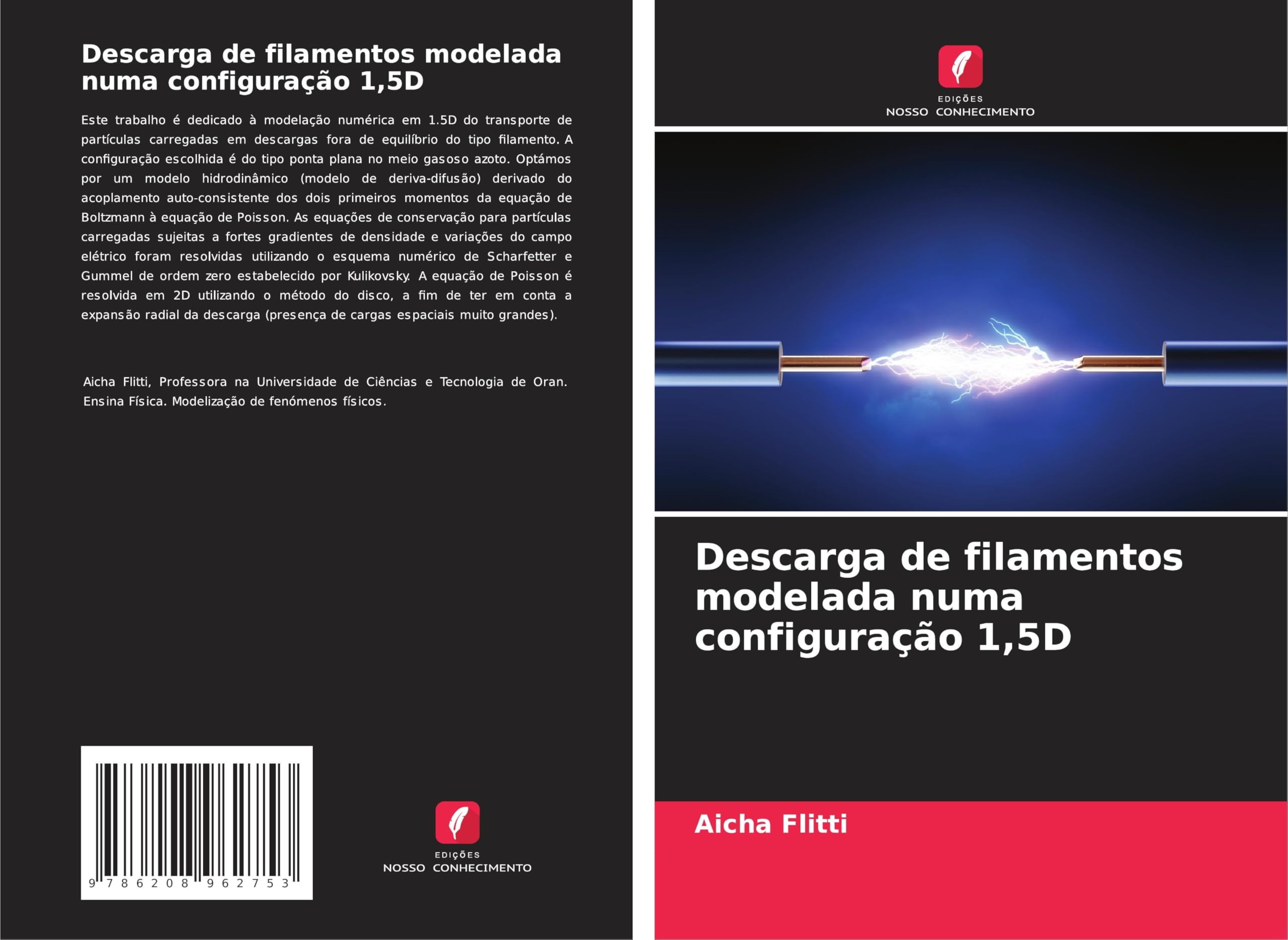 Descarga de filamentos modelada numa configuração 1,5D Law