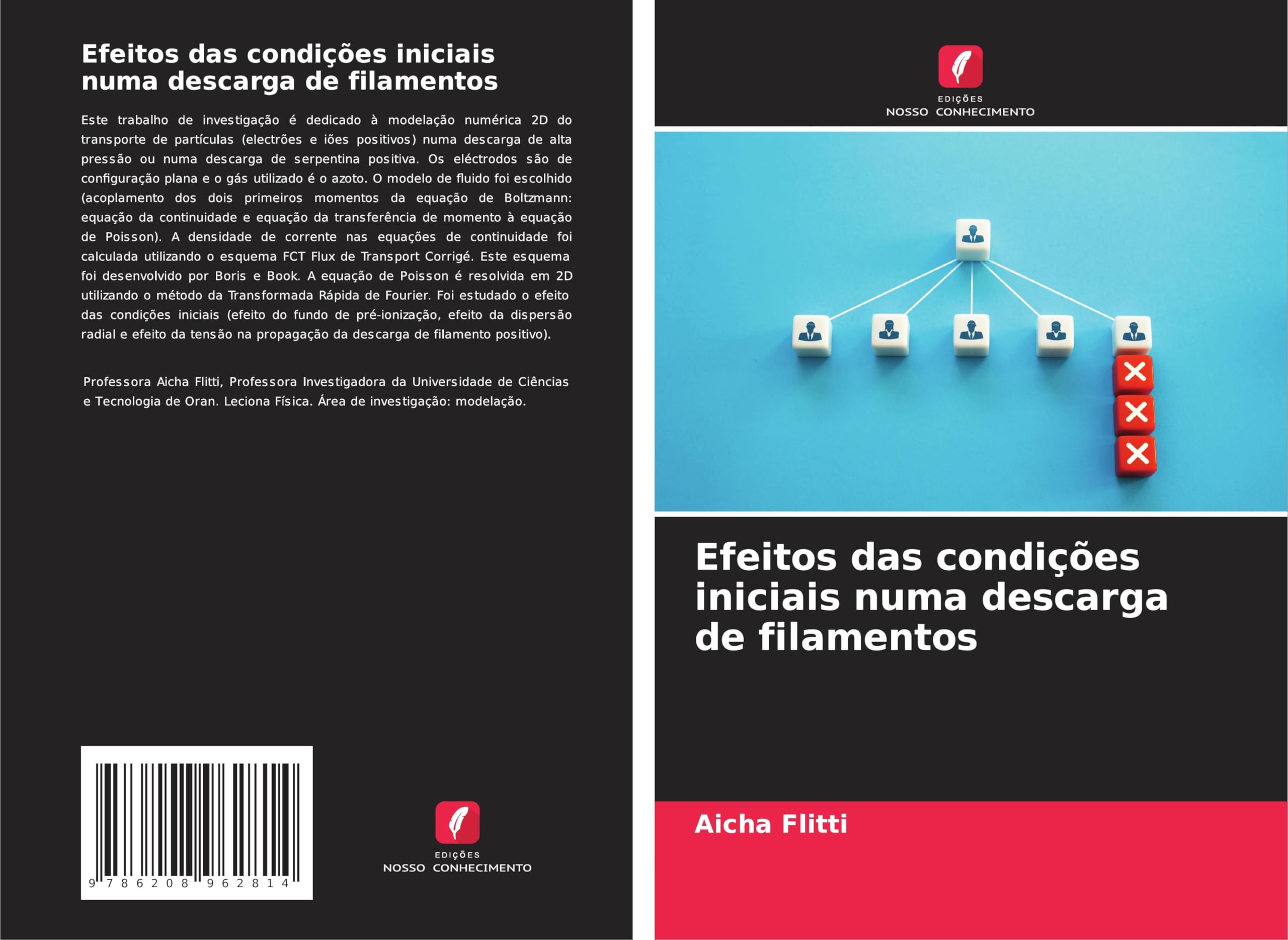 Efeitos das condições iniciais numa descarga de filamentos Law