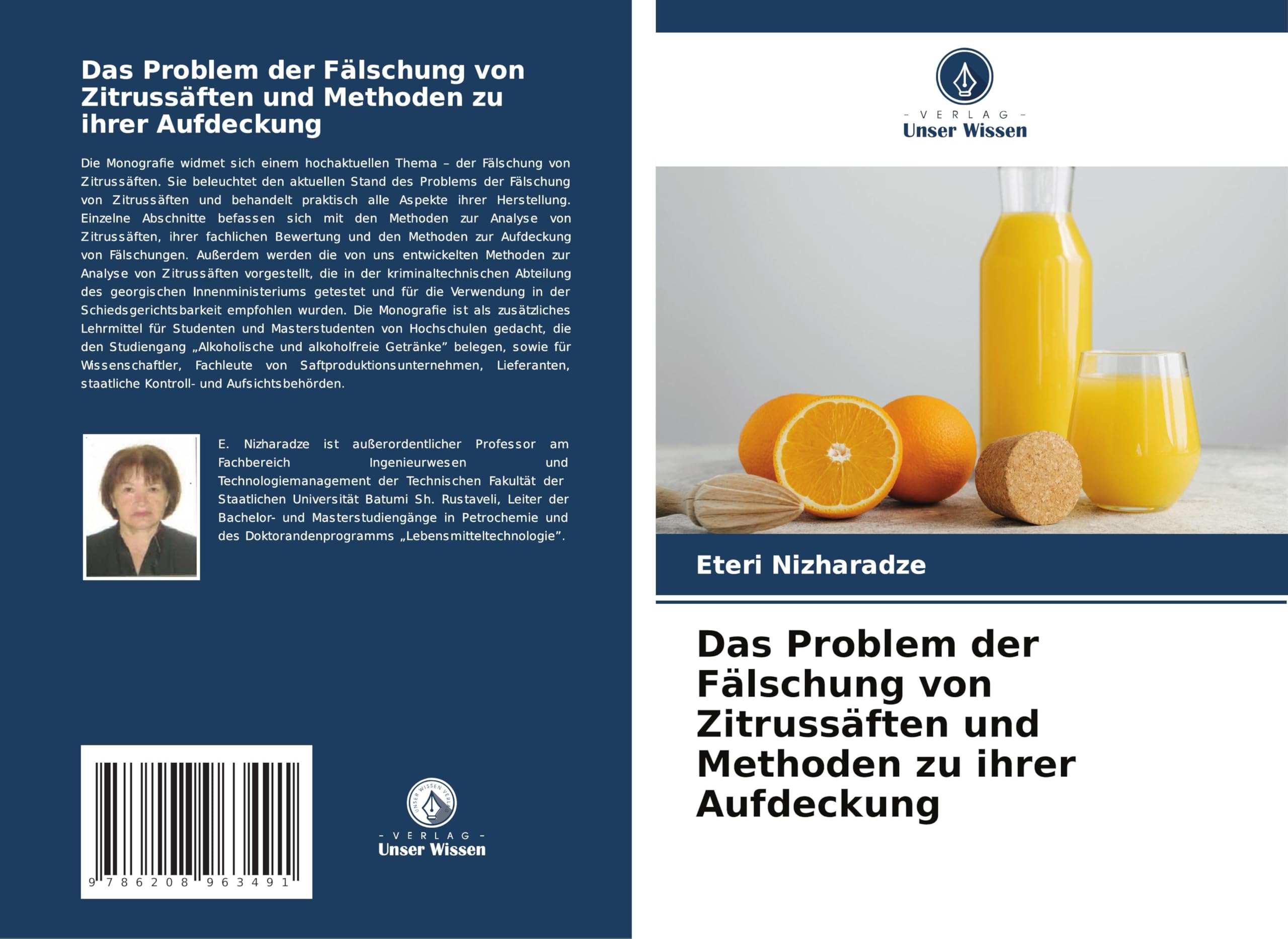 Das Problem der Fälschung von Zitrussäften und Methoden zu ihrer Aufdeckung Natural Sciences