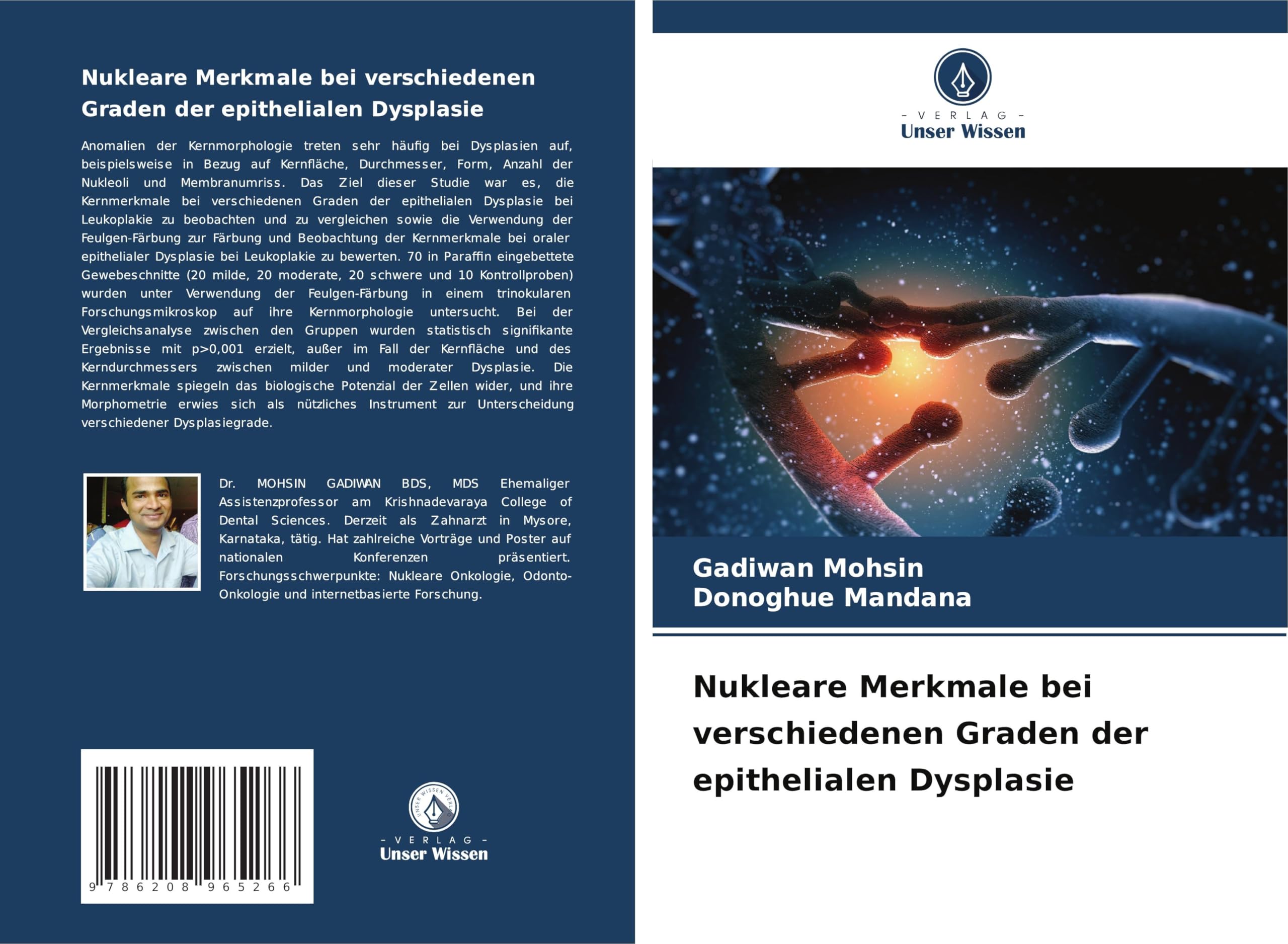 Nukleare Merkmale bei verschiedenen Graden der epithelialen Dysplasie Medicine