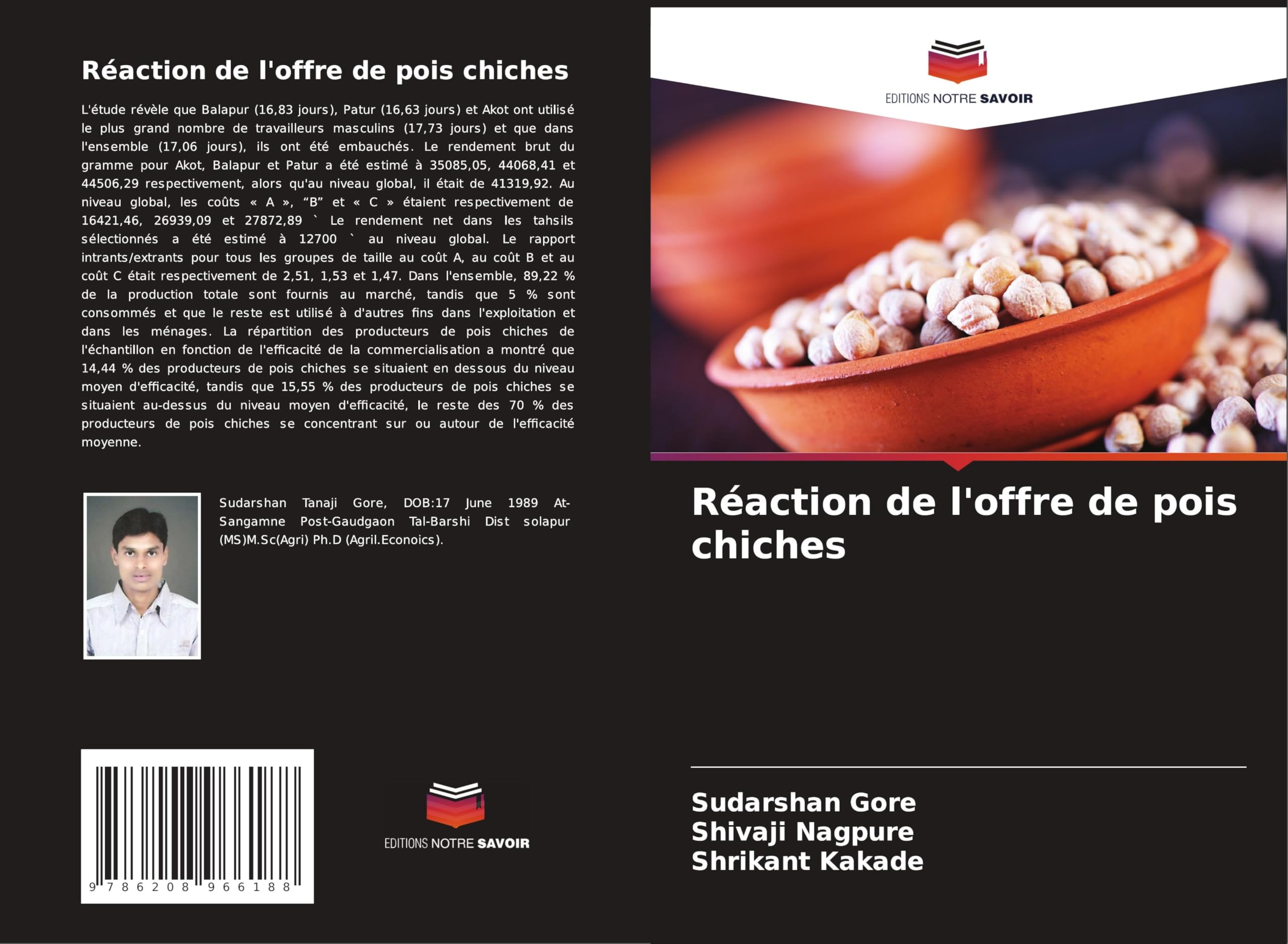 Réaction de l'offre de pois chiches Natural Sciences