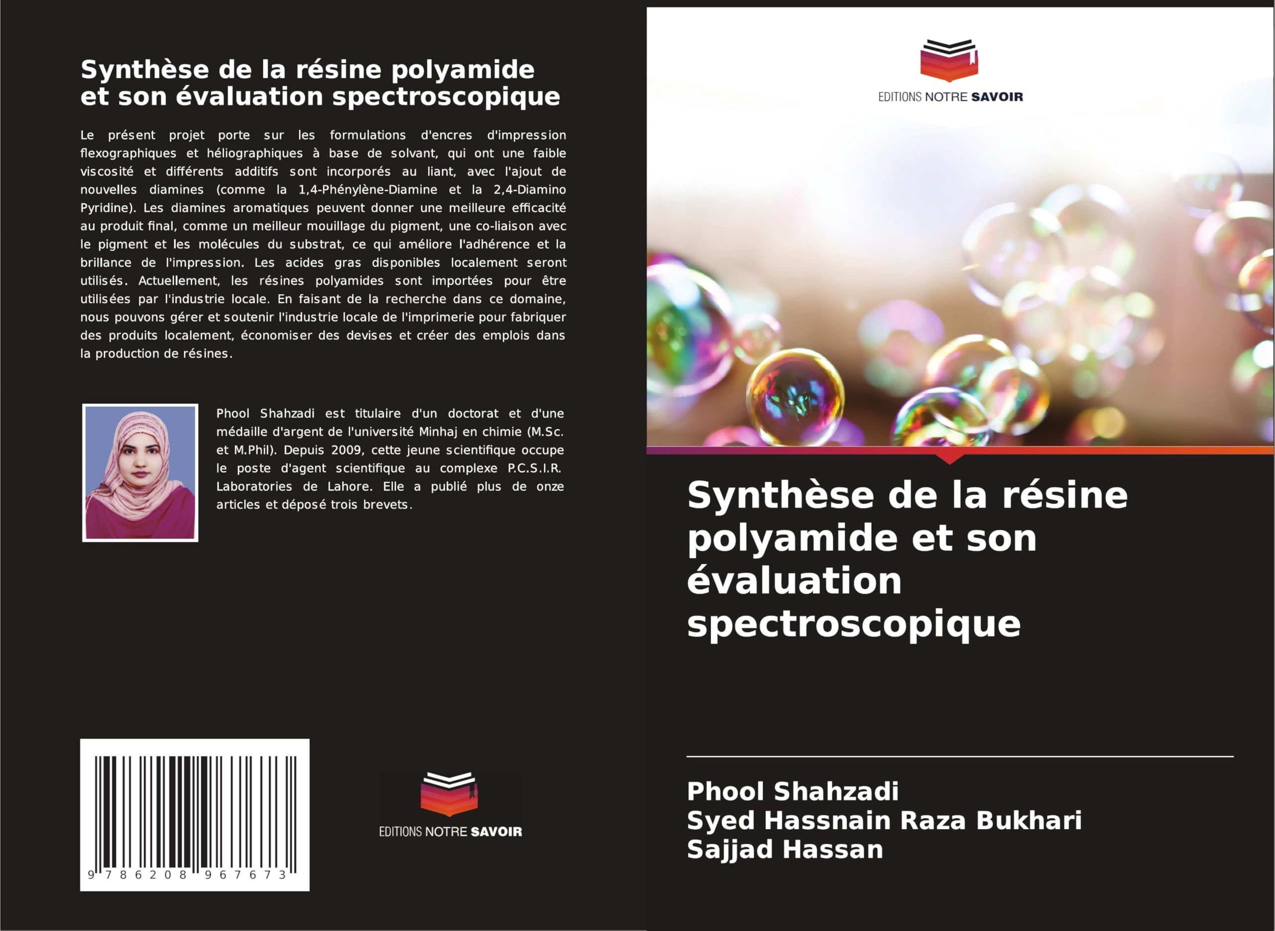 Synthèse de la résine polyamide et son évaluation spectroscopique Natural Sciences