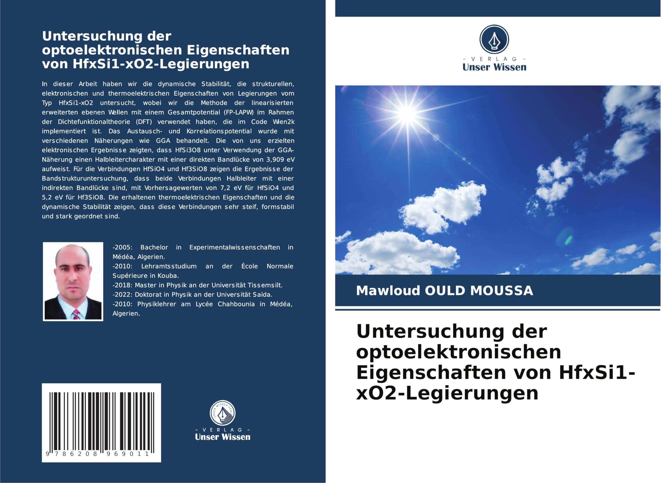 Untersuchung der optoelektronischen Eigenschaften von HfxSi1-xO2-Legierungen Law