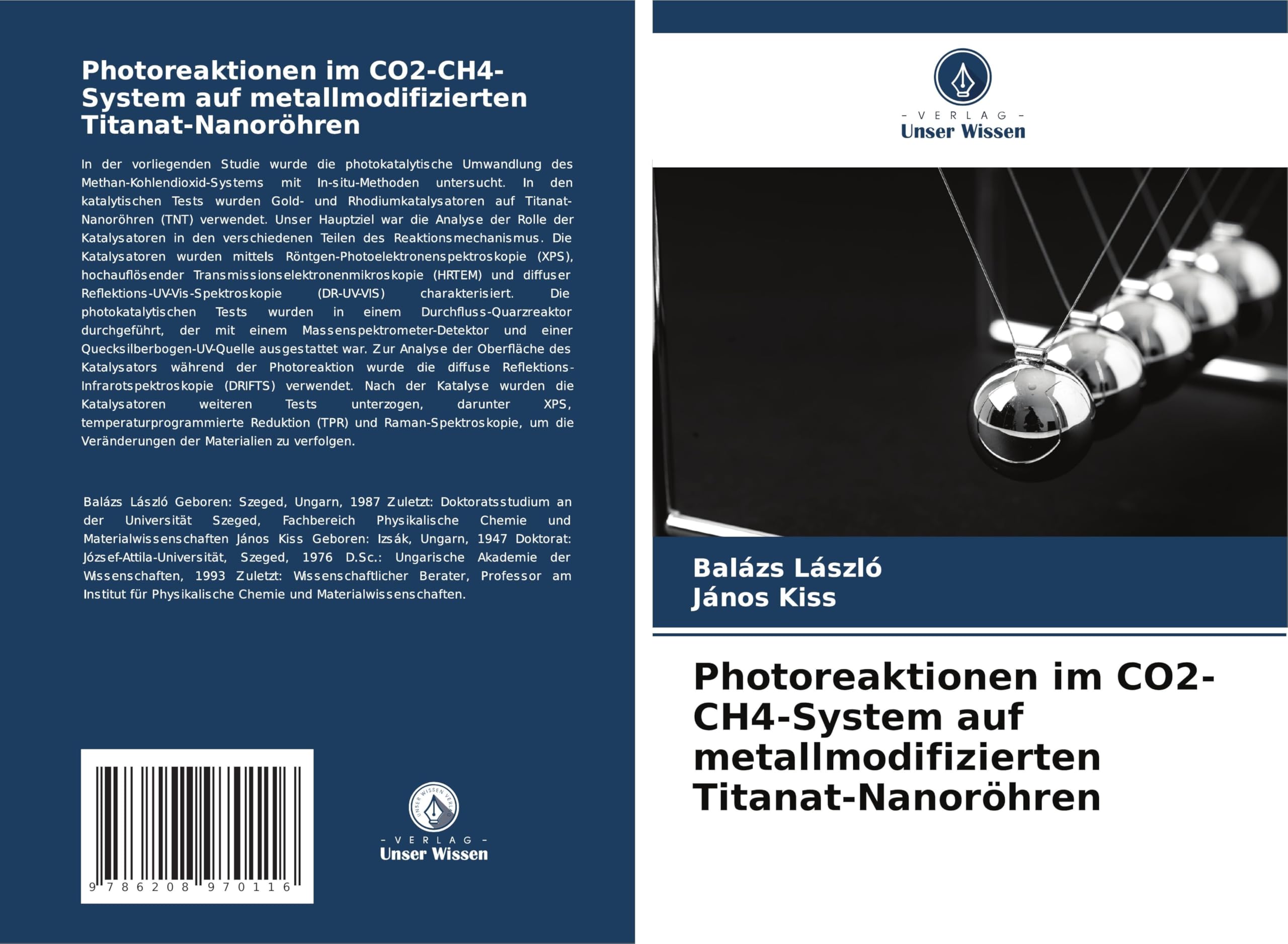 Photoreaktionen im CO2-CH4-System auf metallmodifizierten Titanat-Nanoröhren Natural Sciences