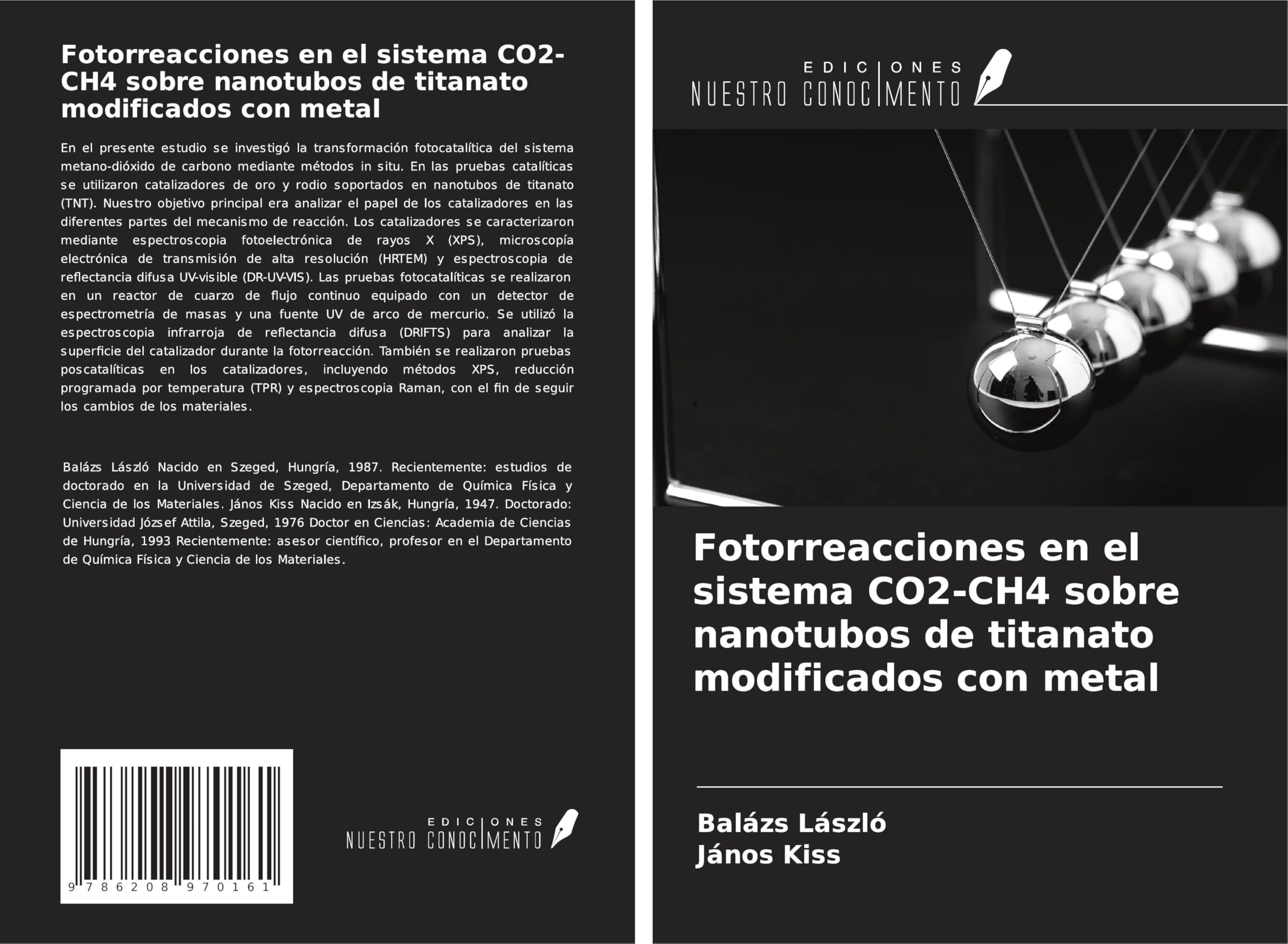 Fotorreacciones en el sistema CO2-CH4 sobre nanotubos de titanato modificados con metal Natural Sciences