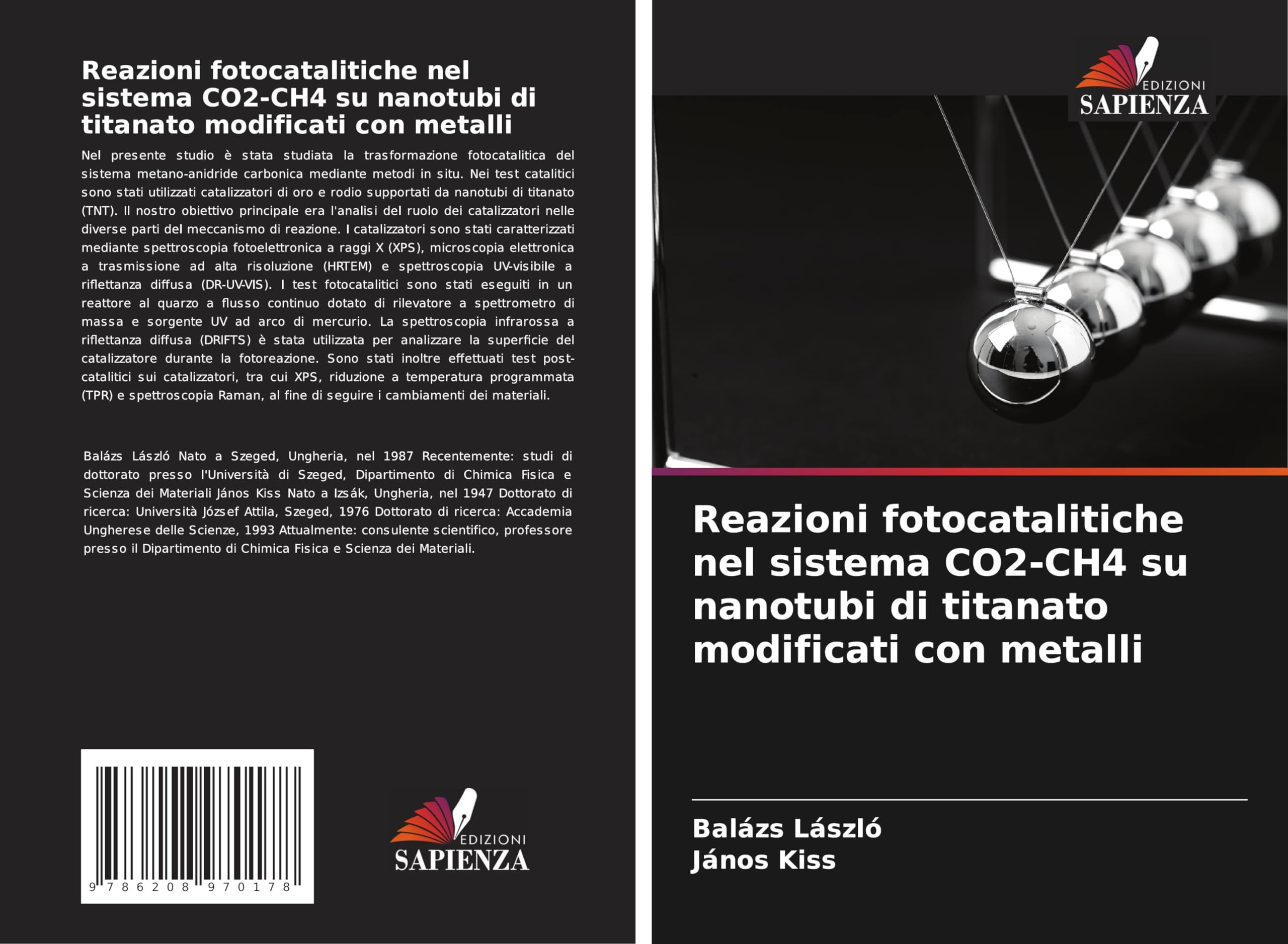 Reazioni fotocatalitiche nel sistema CO2-CH4 su nanotubi di titanato modificati con metalli Natural Sciences