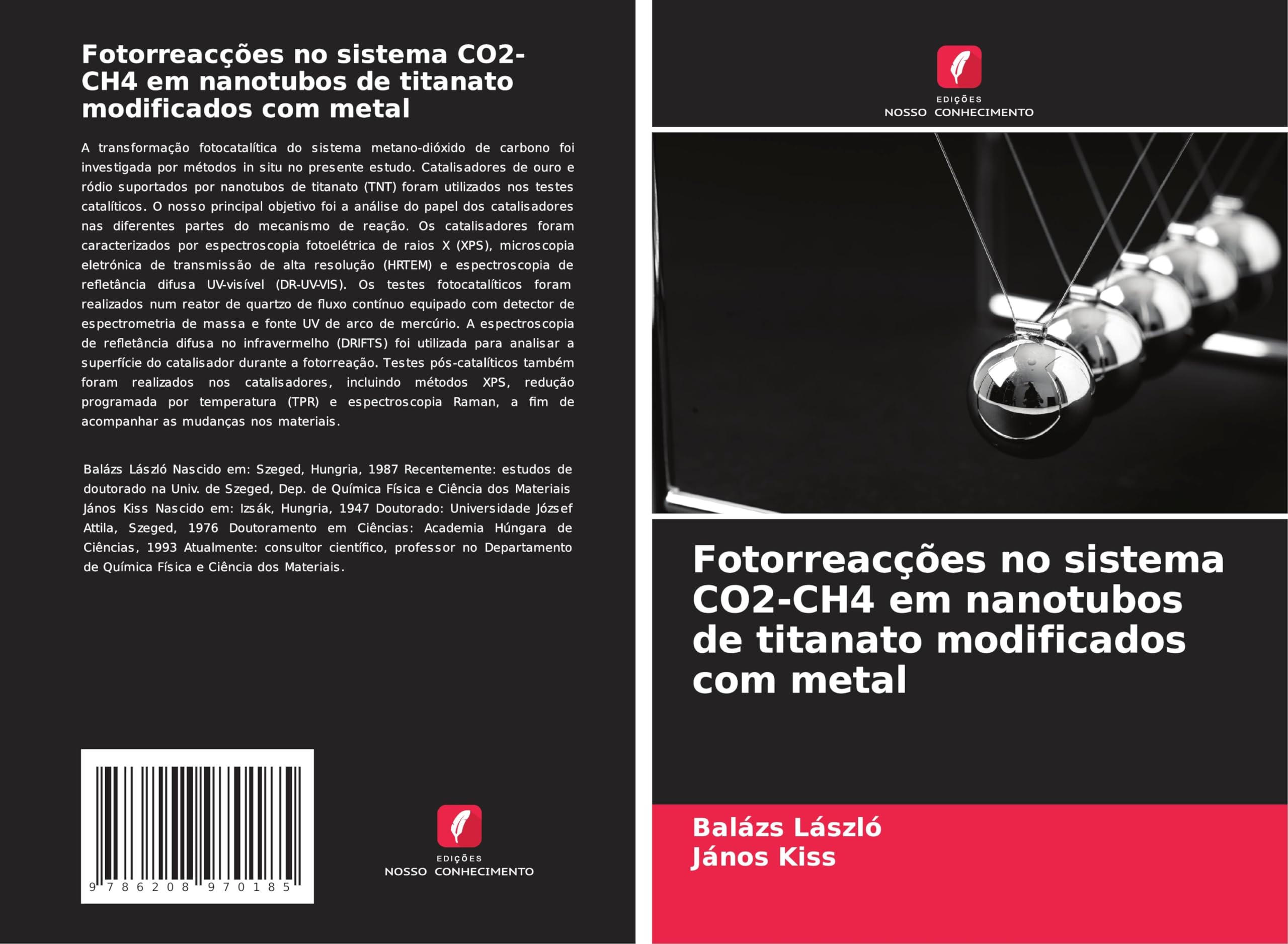 Fotorreacções no sistema CO2-CH4 em nanotubos de titanato modificados com metal Natural Sciences