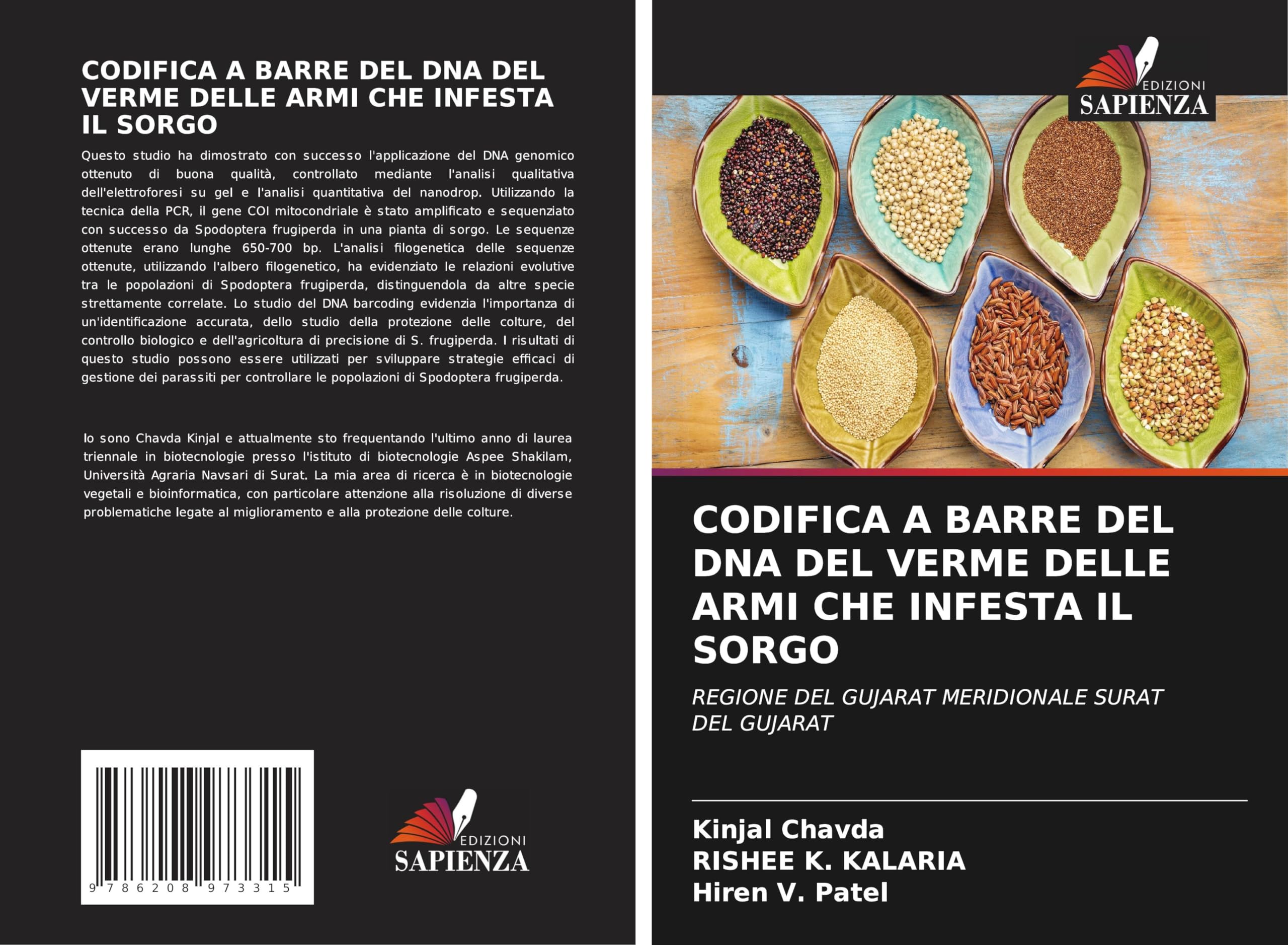 CODIFICA A BARRE DEL DNA DEL VERME DELLE ARMI CHE INFESTA IL SORGO Natural Sciences