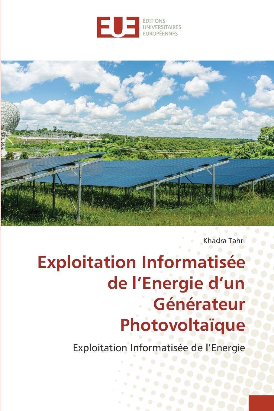 Exploitation Informatisée de l'Energie d'un Générateur Photovoltaïque Natural Sciences