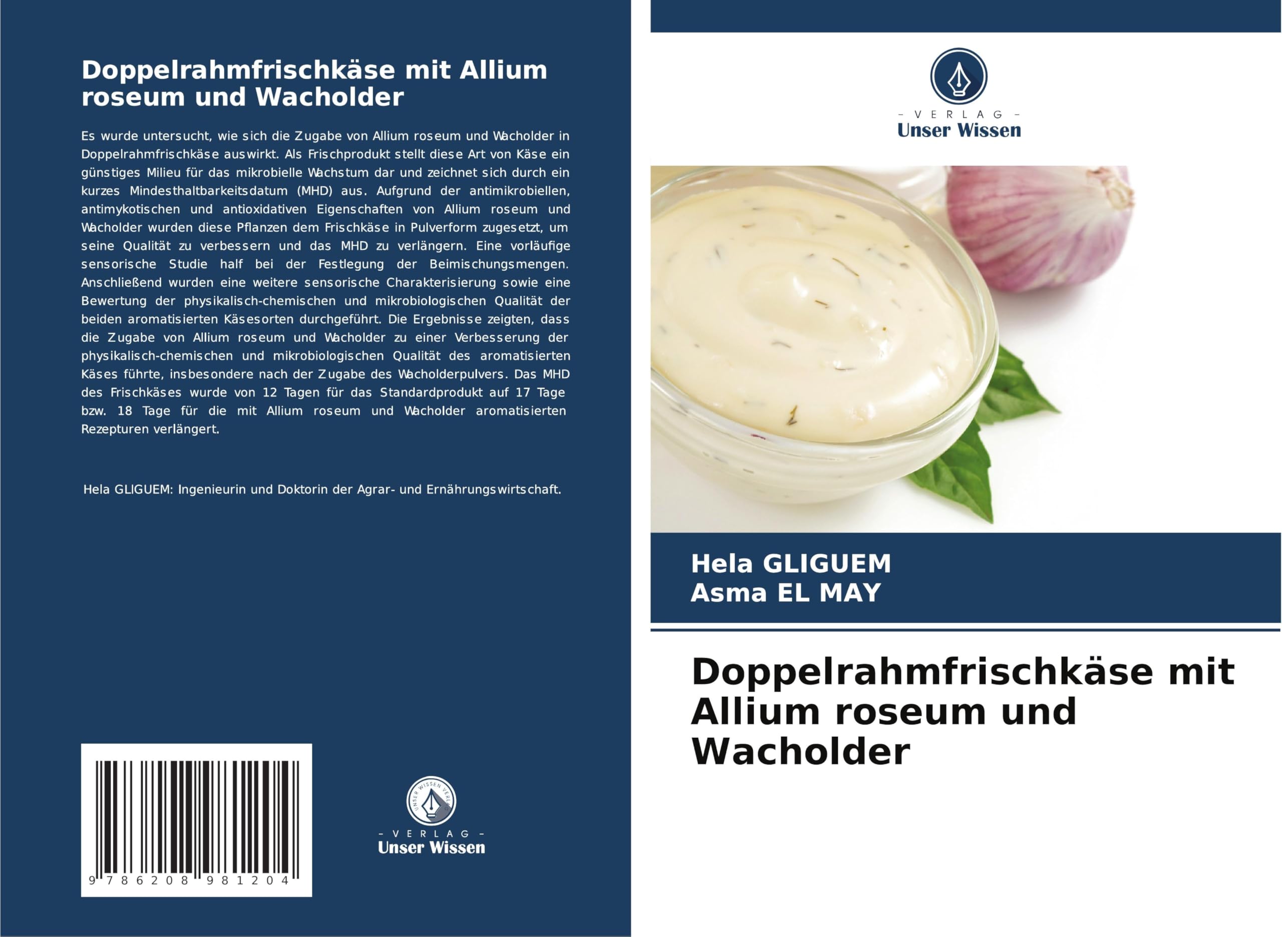 Doppelrahmfrischkäse mit Allium roseum und Wacholder Business & Technology
