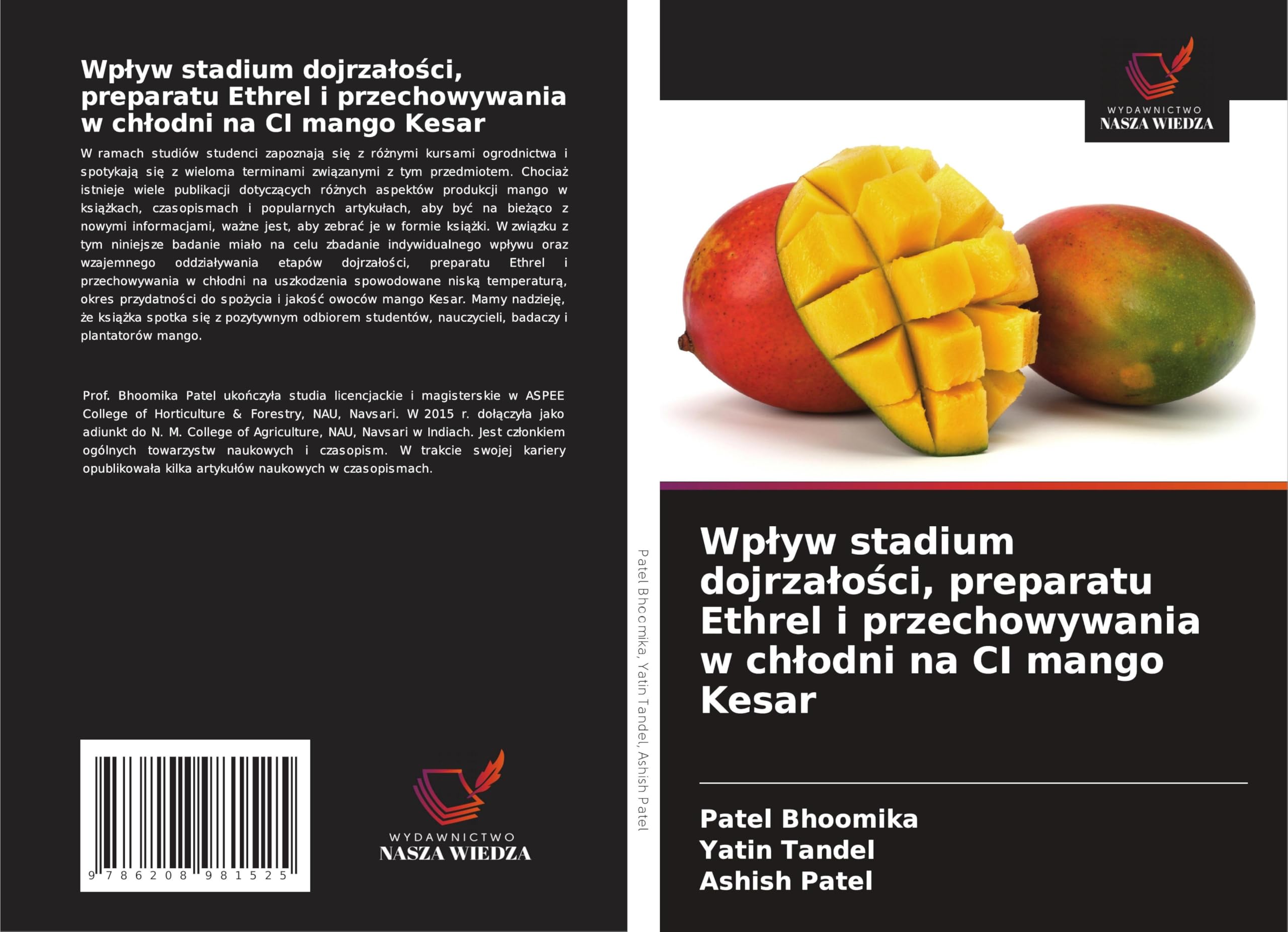 Wp¿yw stadium dojrza¿o¿ci, preparatu Ethrel i przechowywania w ch¿odni na CI mango Kesar Law