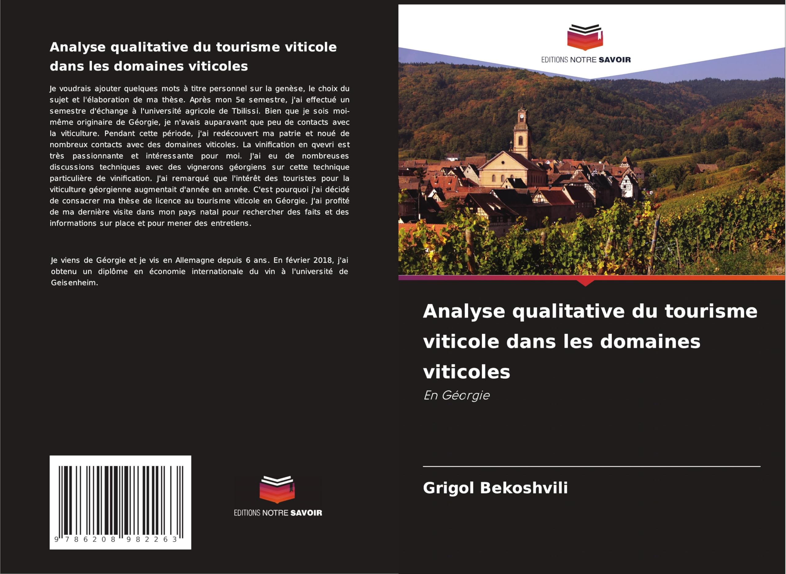 Analyse qualitative du tourisme viticole dans les domaines viticoles Law