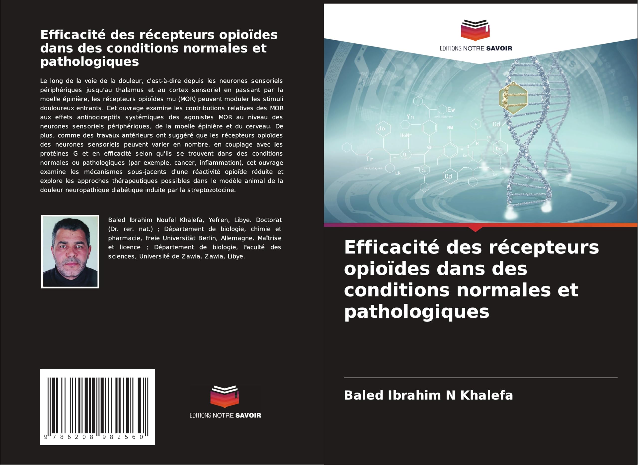 Efficacité des récepteurs opioïdes dans des conditions normales et pathologiques Natural Sciences