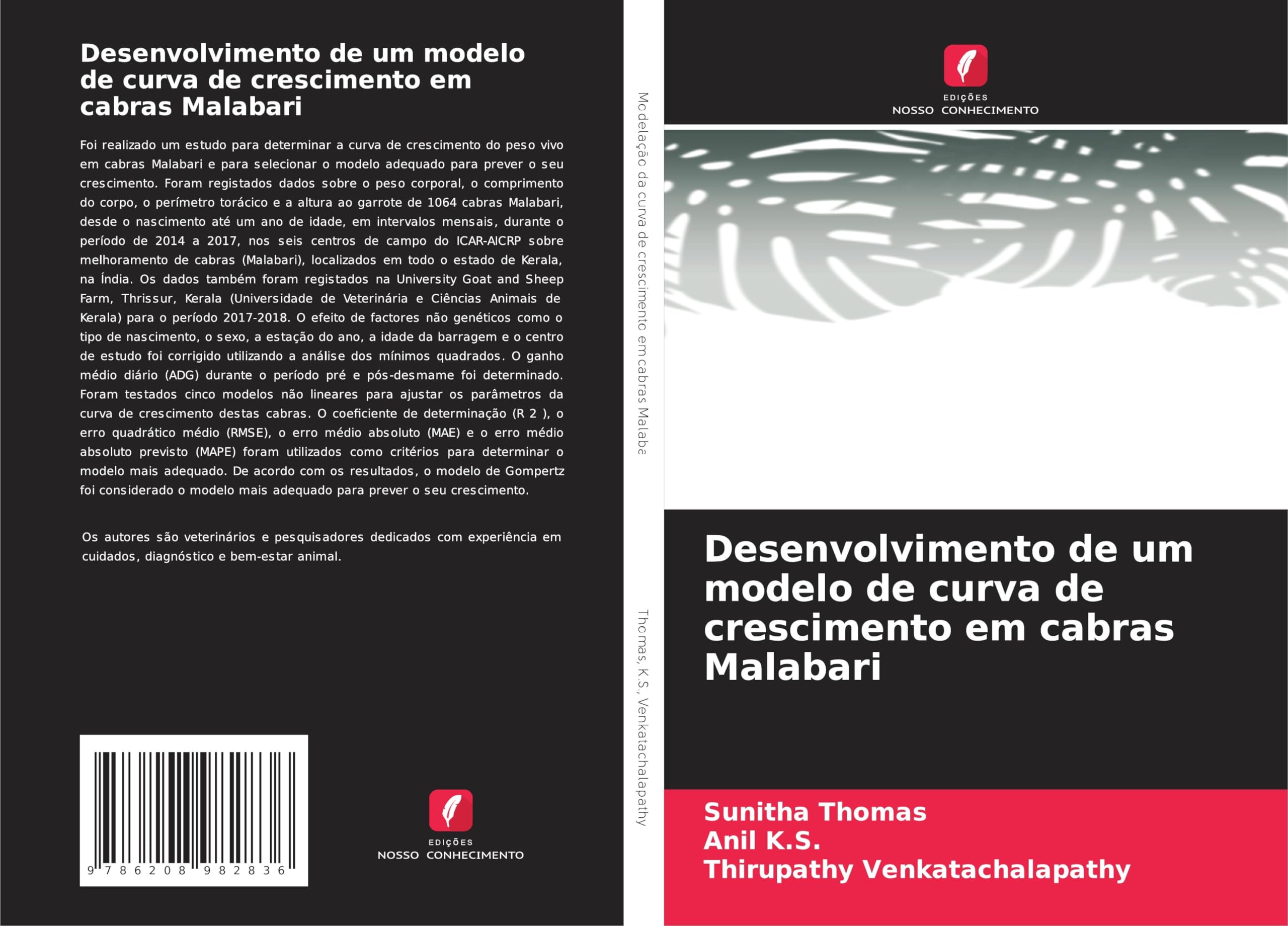 Desenvolvimento de um modelo de curva de crescimento em cabras Malabari Medicine