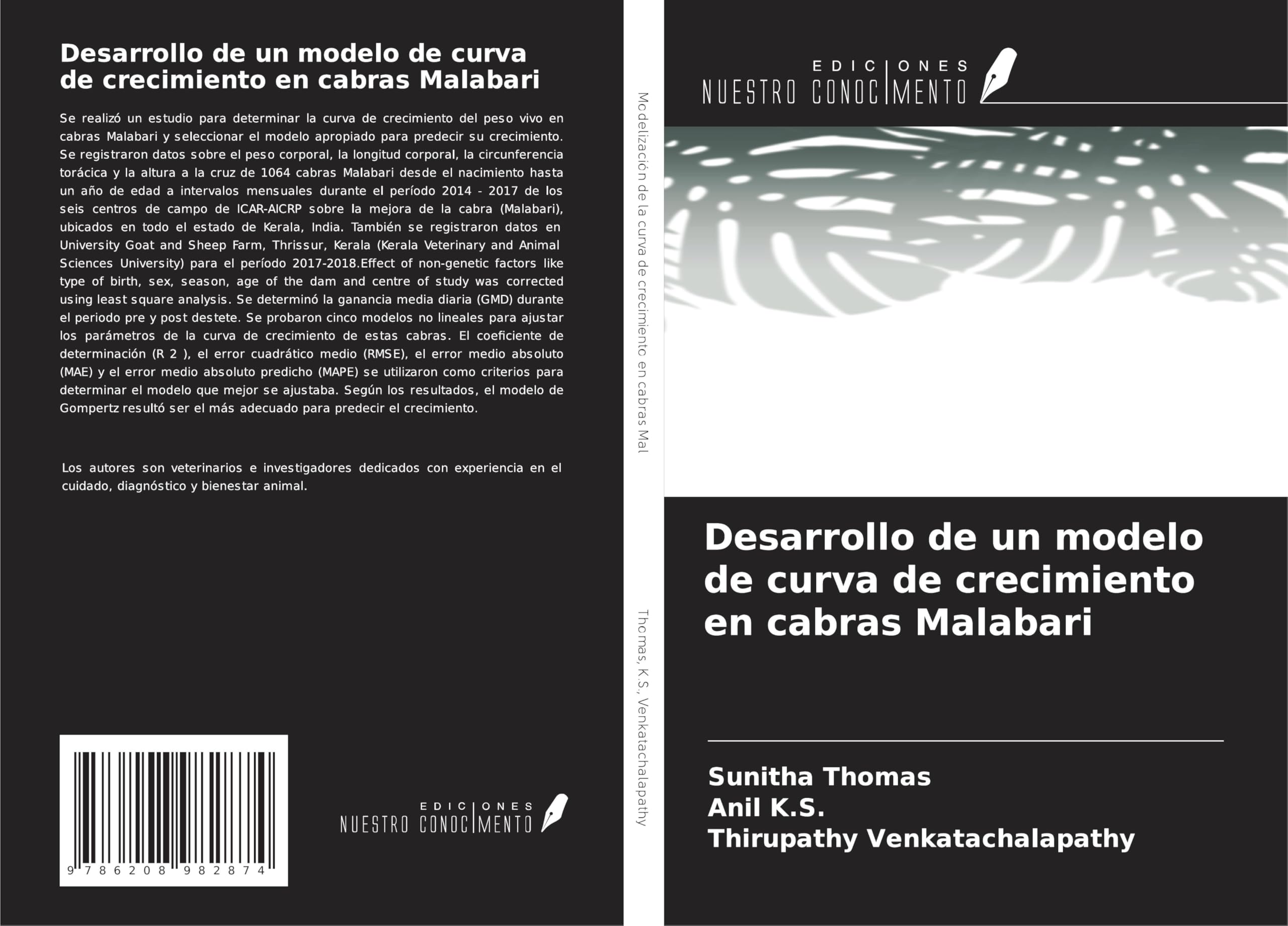 Desarrollo de un modelo de curva de crecimiento en cabras Malabari Medicine