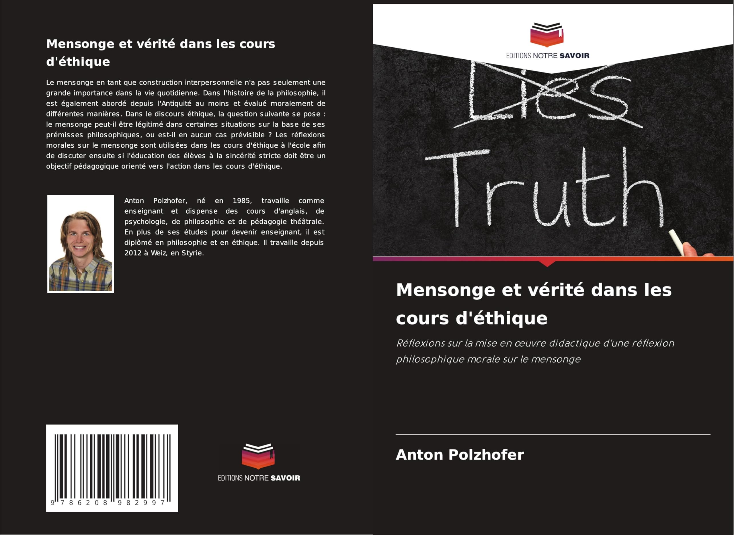Mensonge et vérité dans les cours d'éthique Philosophy