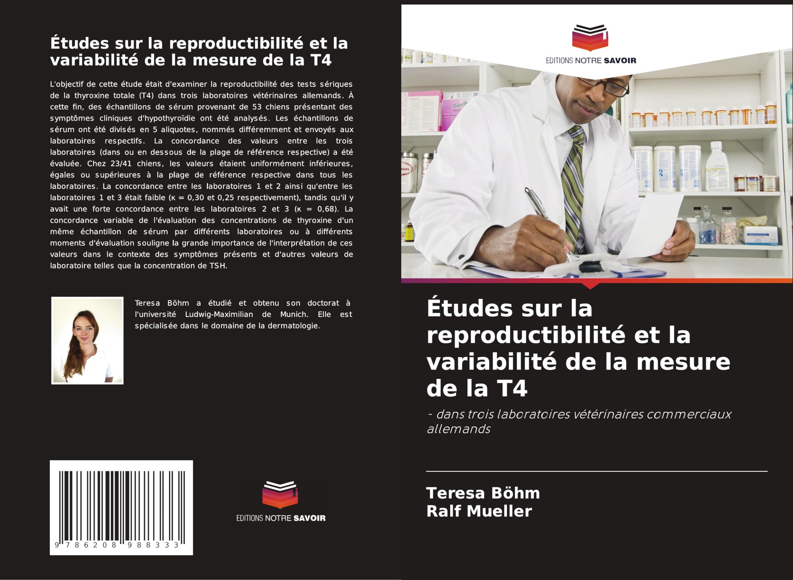 Études sur la reproductibilité et la variabilité de la mesure de la T4 Medicine