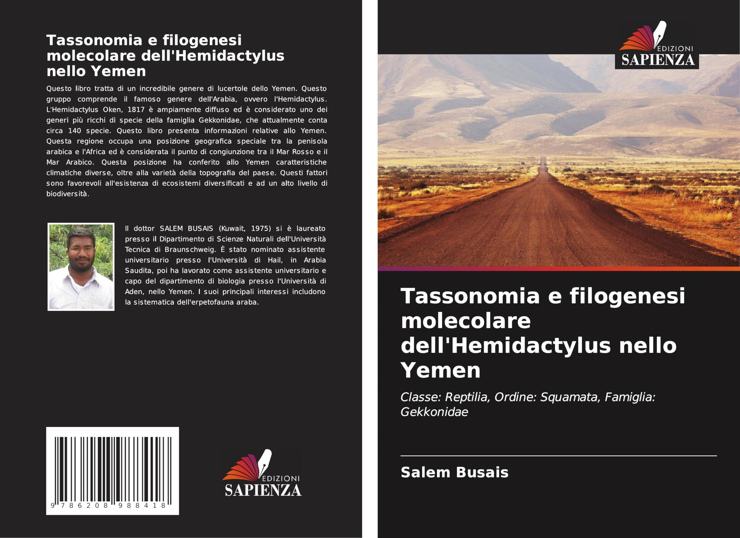 Tassonomia e filogenesi molecolare dell'Hemidactylus nello Yemen Natural Sciences