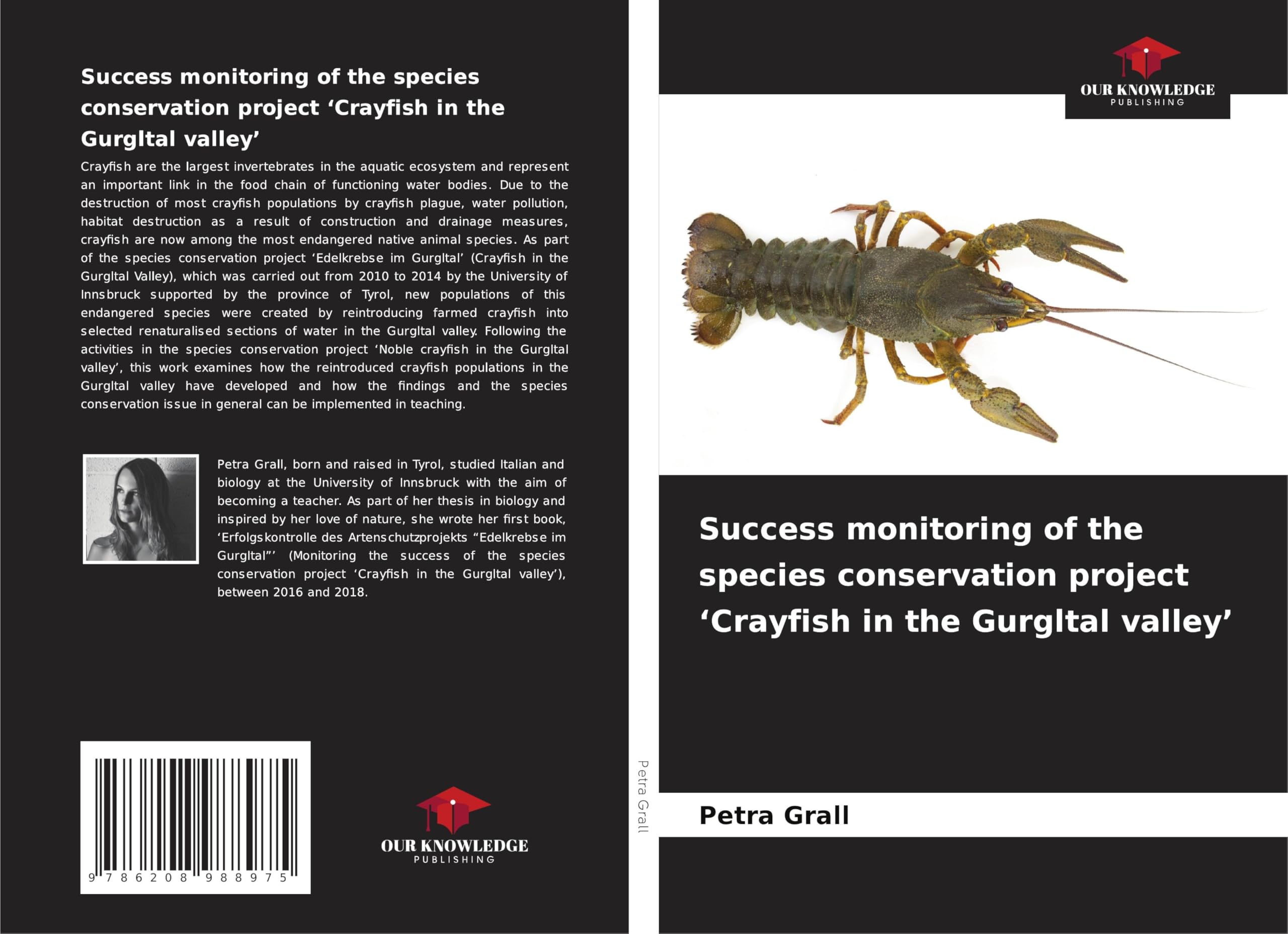 Success monitoring of the species conservation project 'Crayfish in the Gurgltal valley' Natural Sciences