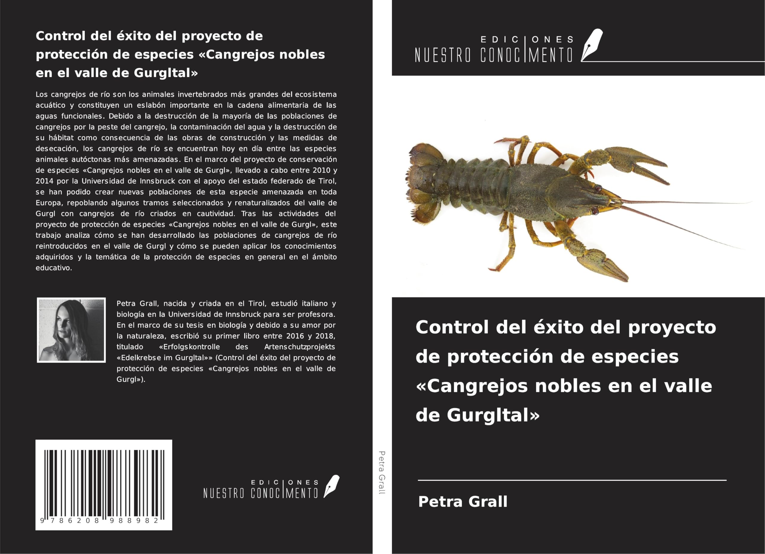 Control del éxito del proyecto de protección de especies 'Cangrejos nobles en el valle de Gurgltal' Natural Sciences