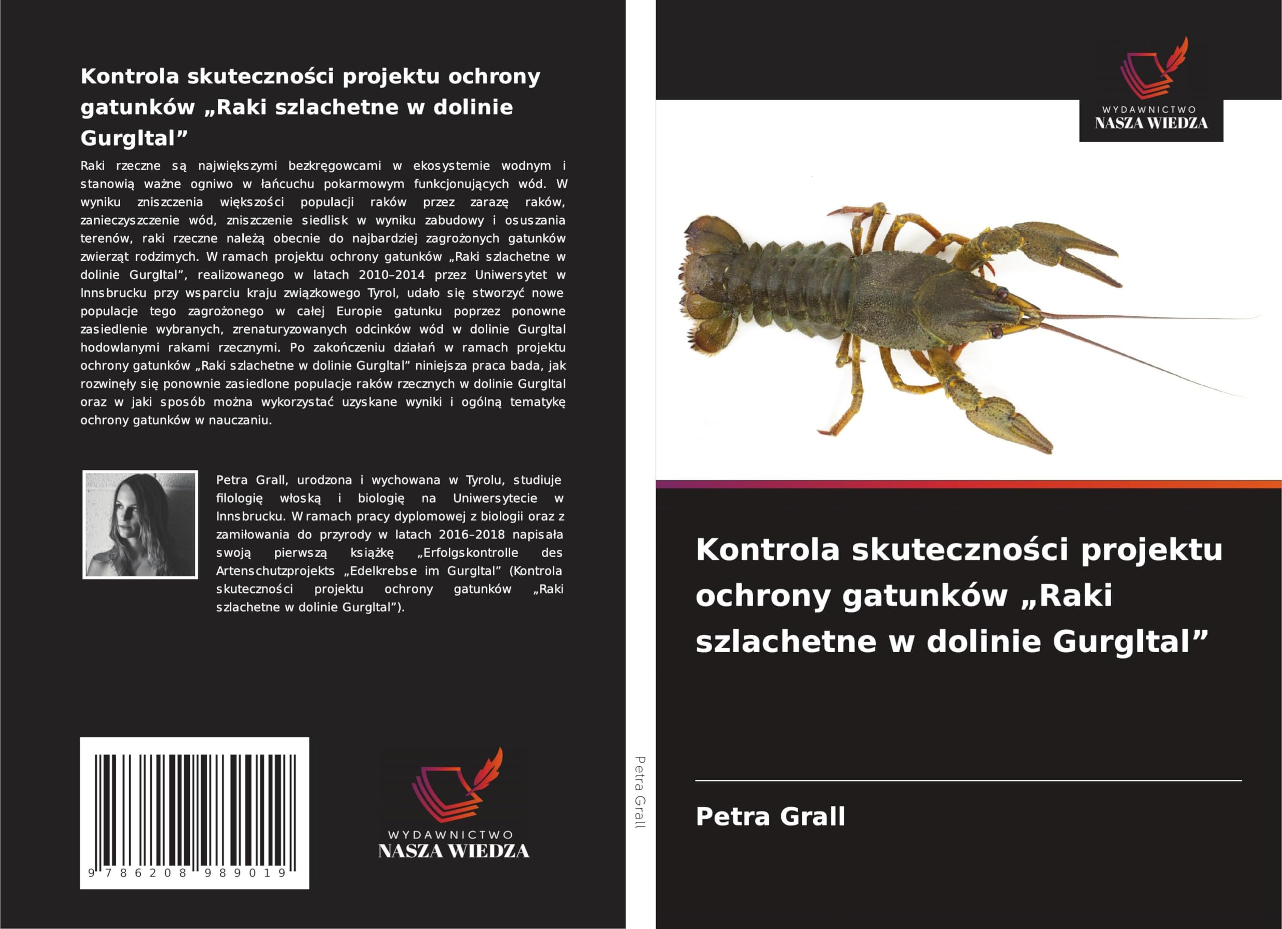 Kontrola skuteczno¿ci projektu ochrony gatunków "Raki szlachetne w dolinie Gurgltal" Natural Sciences
