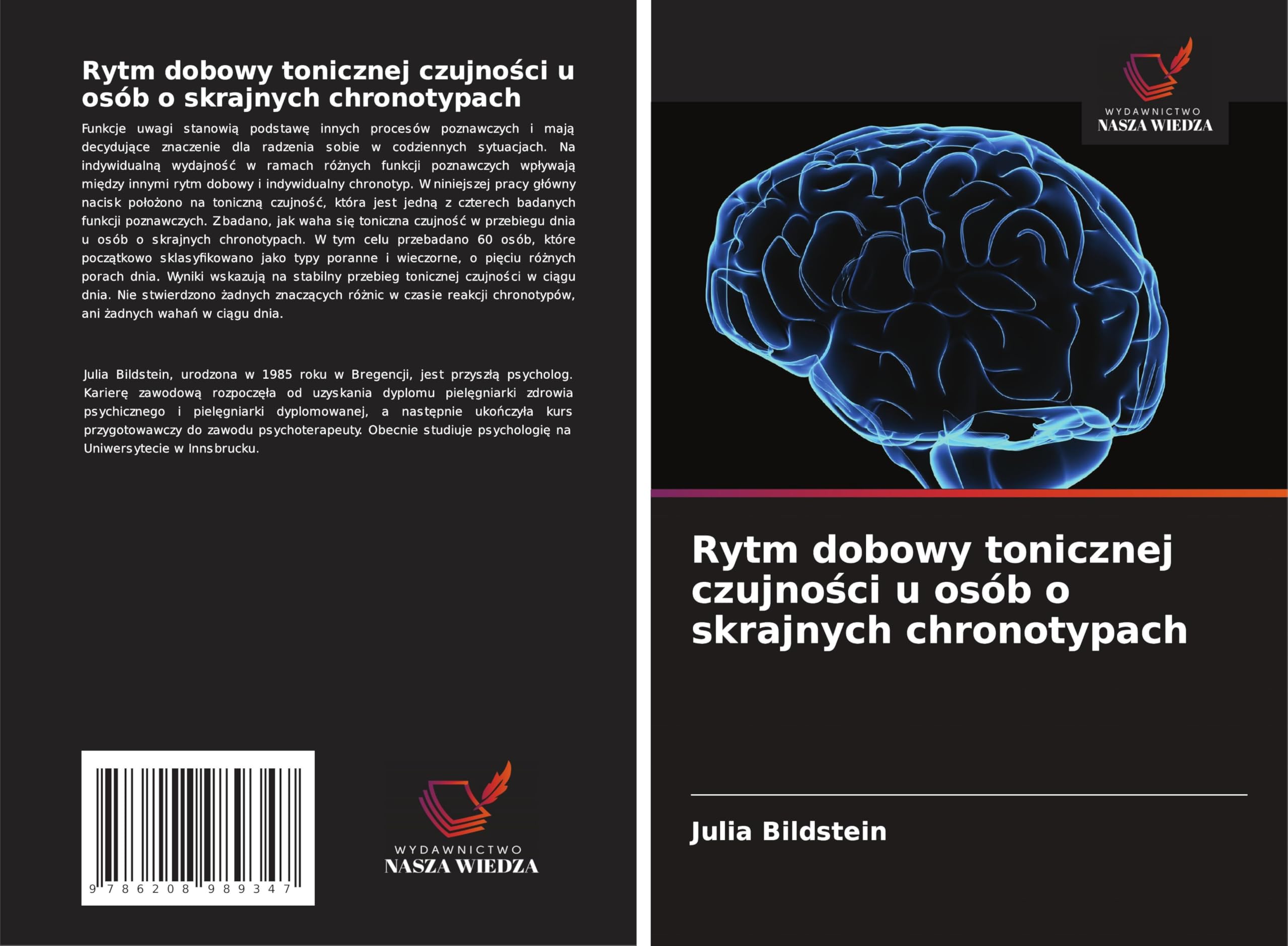 Rytm dobowy tonicznej czujno¿ci u osób o skrajnych chronotypach Psychology