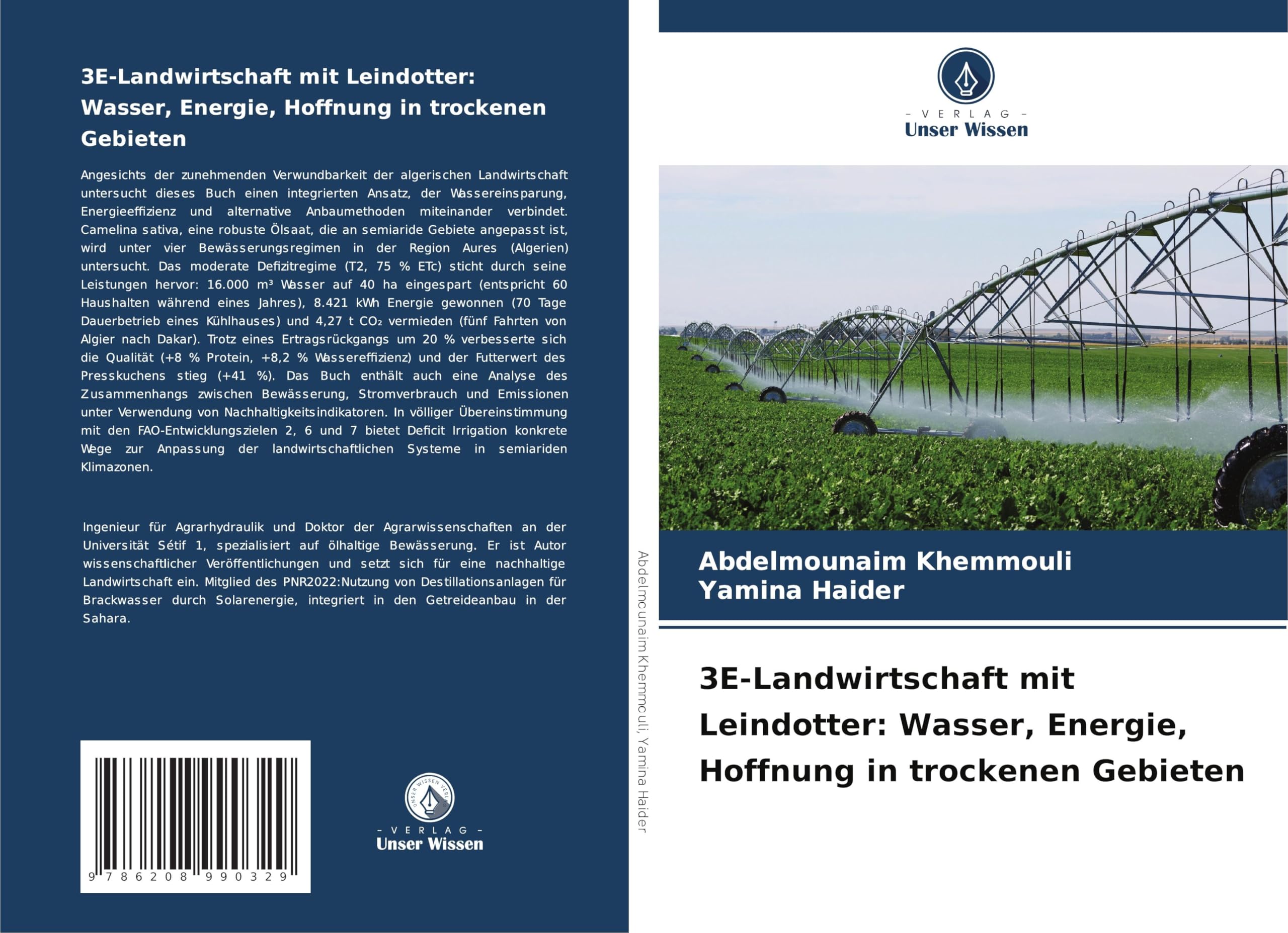 3E-Landwirtschaft mit Leindotter: Wasser, Energie, Hoffnung in trockenen Gebieten Natural Sciences