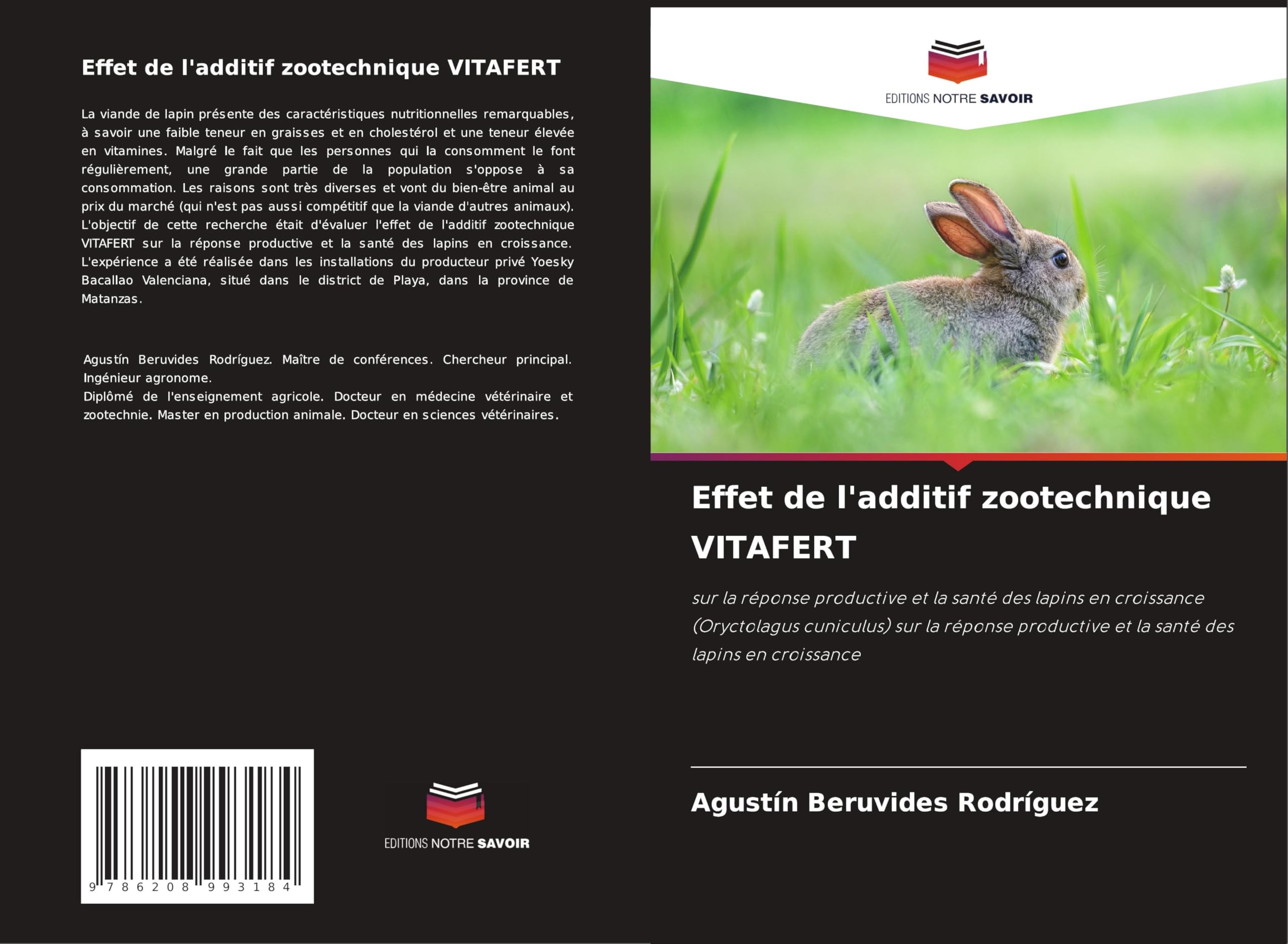 Effet de l'additif zootechnique VITAFERT Natural Sciences